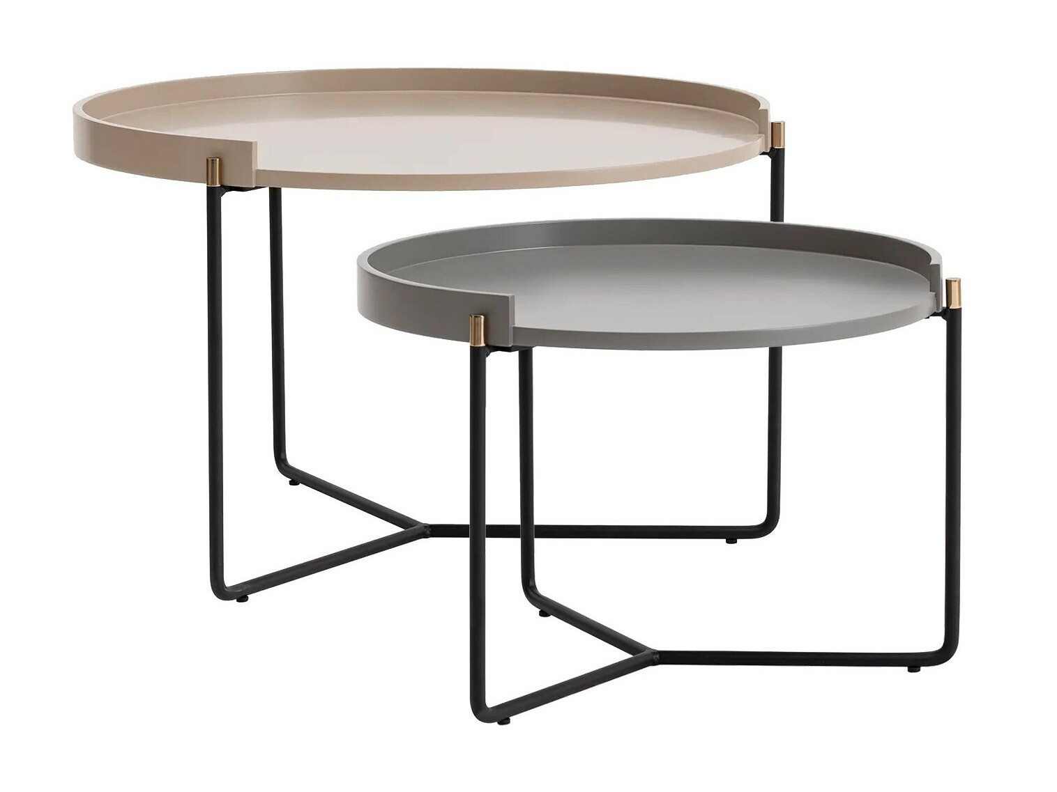 Set stočića za kafu Kailua 2135 (Bež + Taupe)