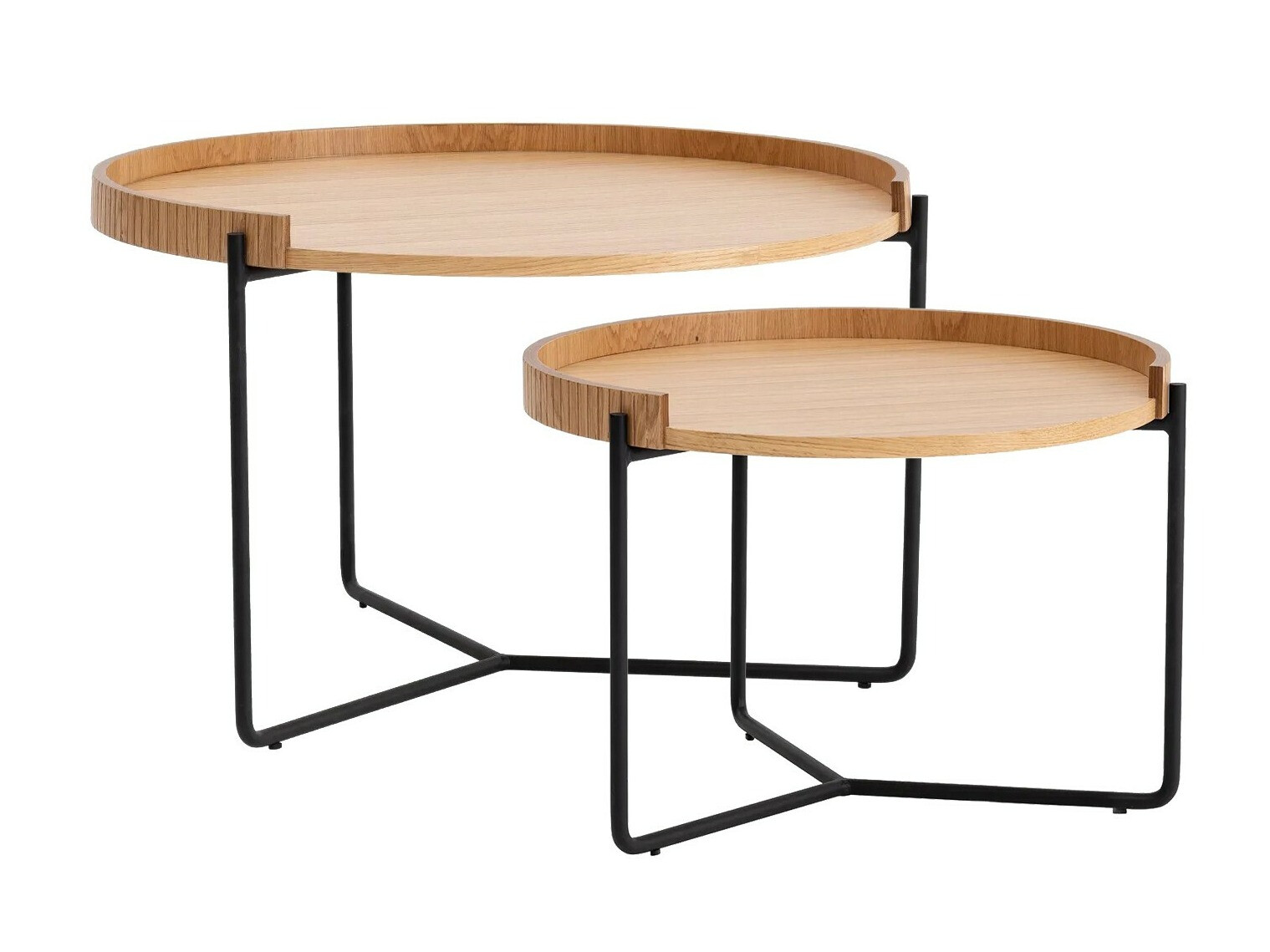 Set stočića za kafu Kailua 2135 (Svetlo drvo)
