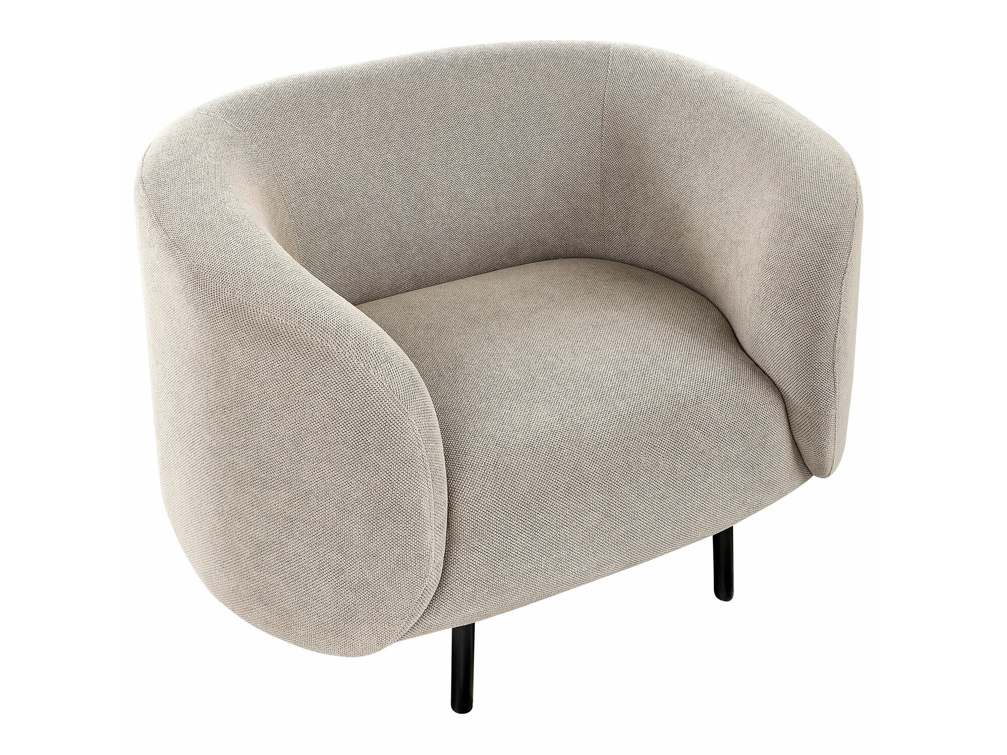 Fotelja Berwyn 2033 (Taupe + Crno)