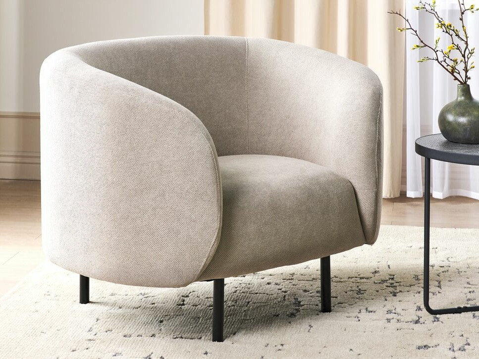 Fotelja Berwyn 2033 (Taupe + Crno)