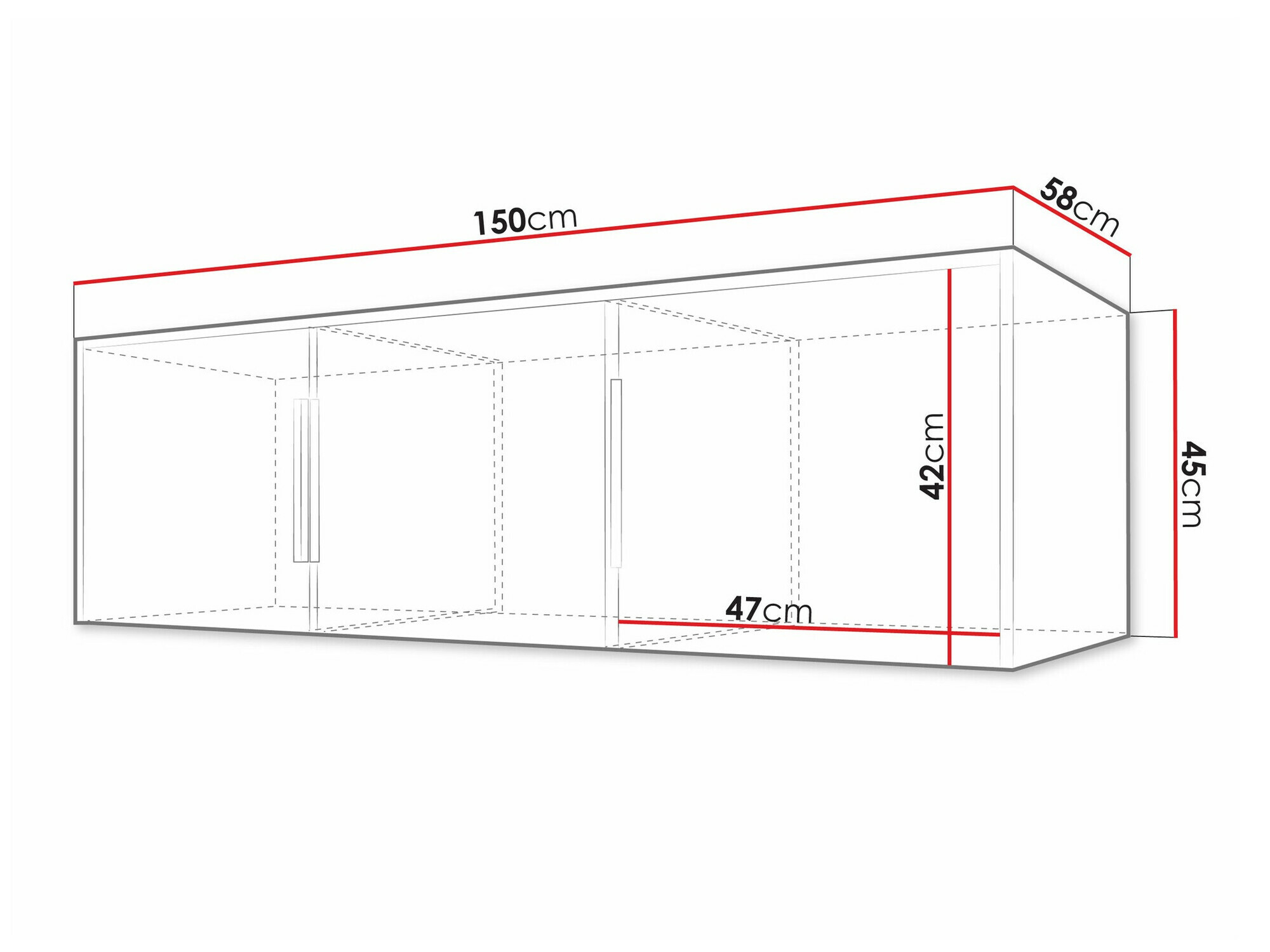Ormar Collis I (Hrast Votan + Crno)
