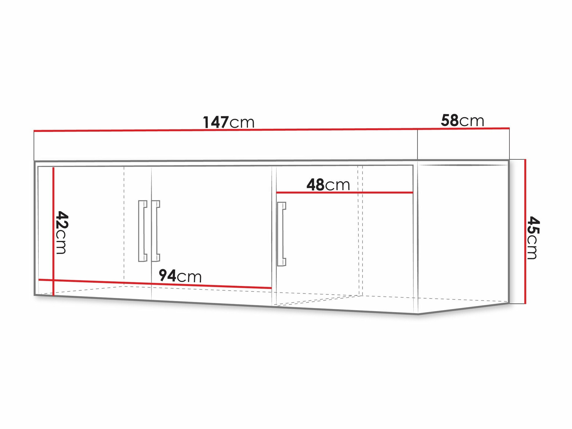 Ormar Dortivu 153 (Ljubičasta)