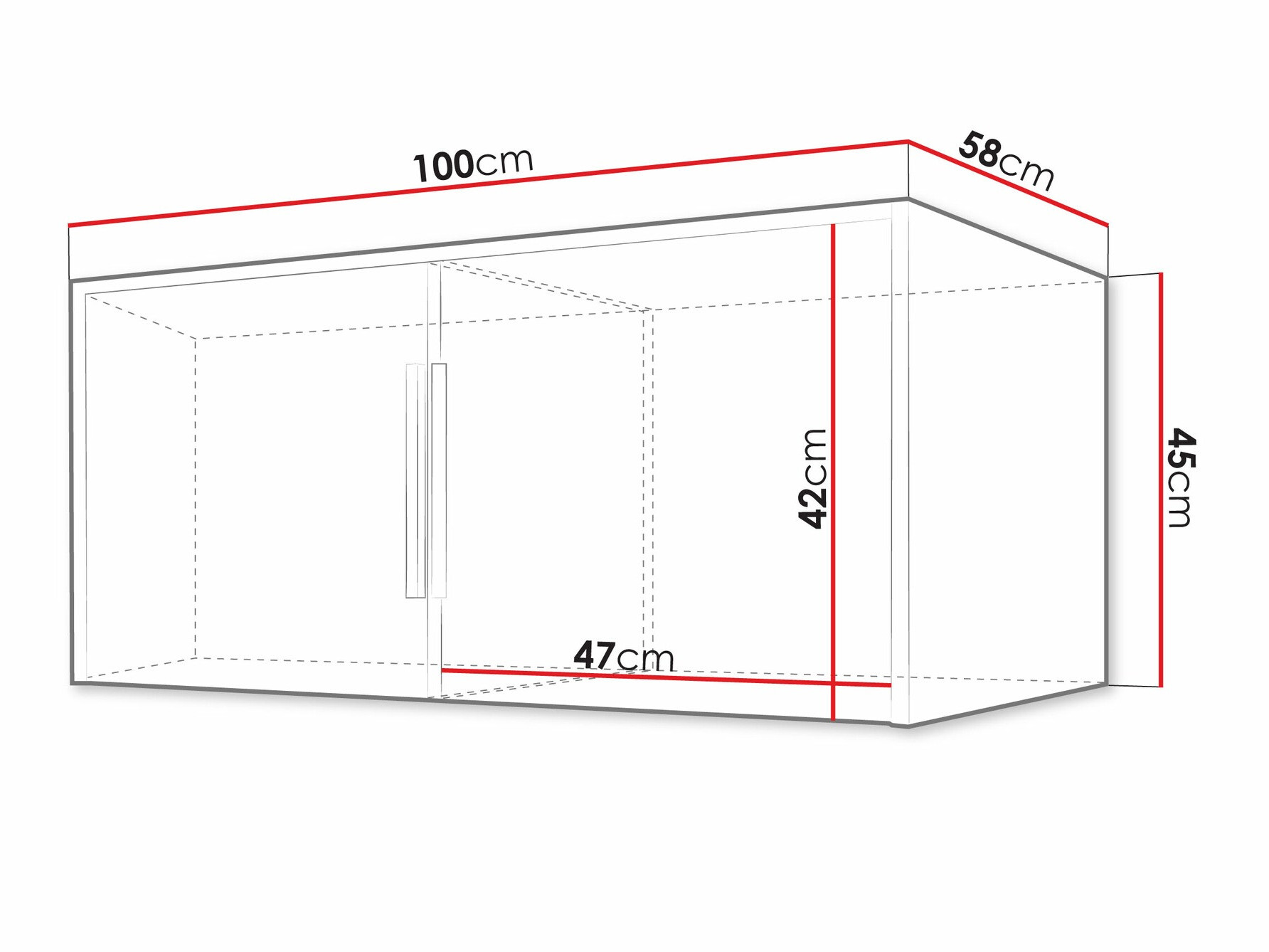 Ormarić Enolevo 103 (Belo + Вотан храст)