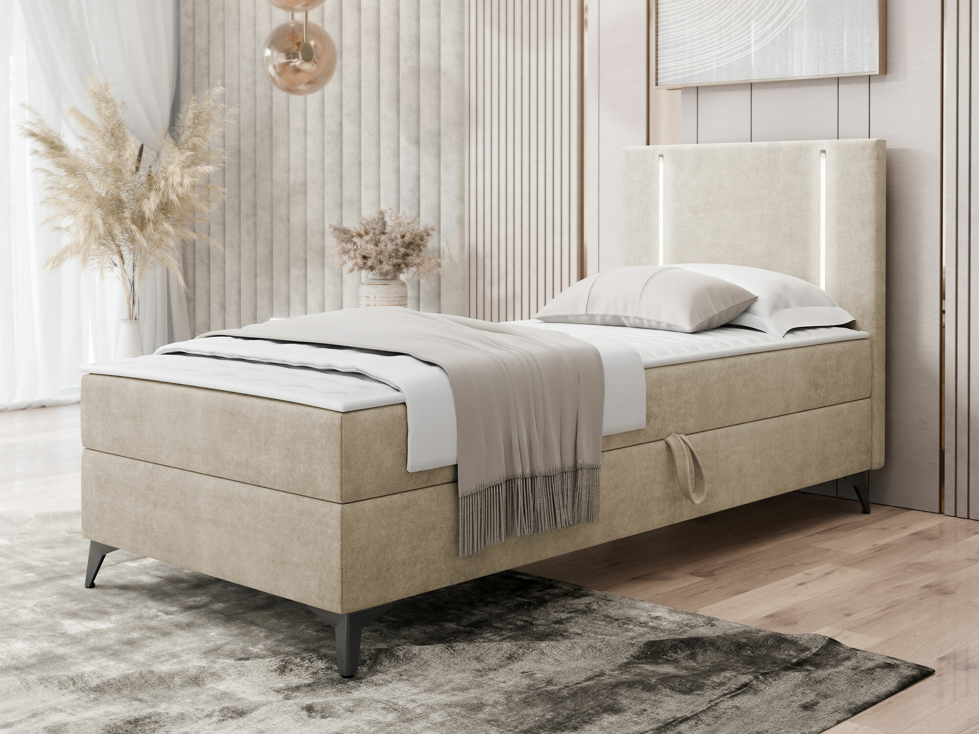 Boxspring krevet Memphis 146 (Manila 02)