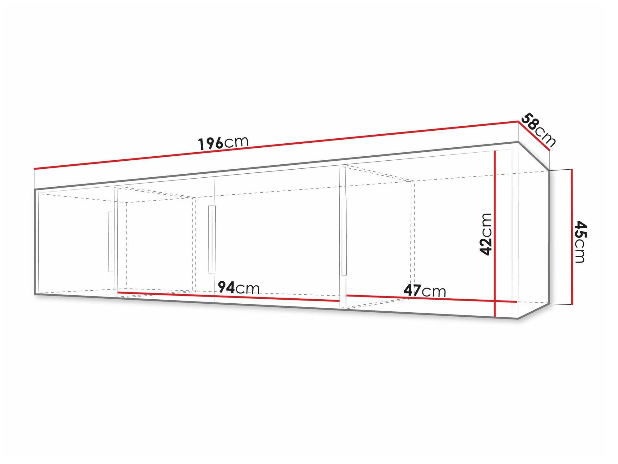 Ormar Enolevo 108 (Belo + Вотан храст)
