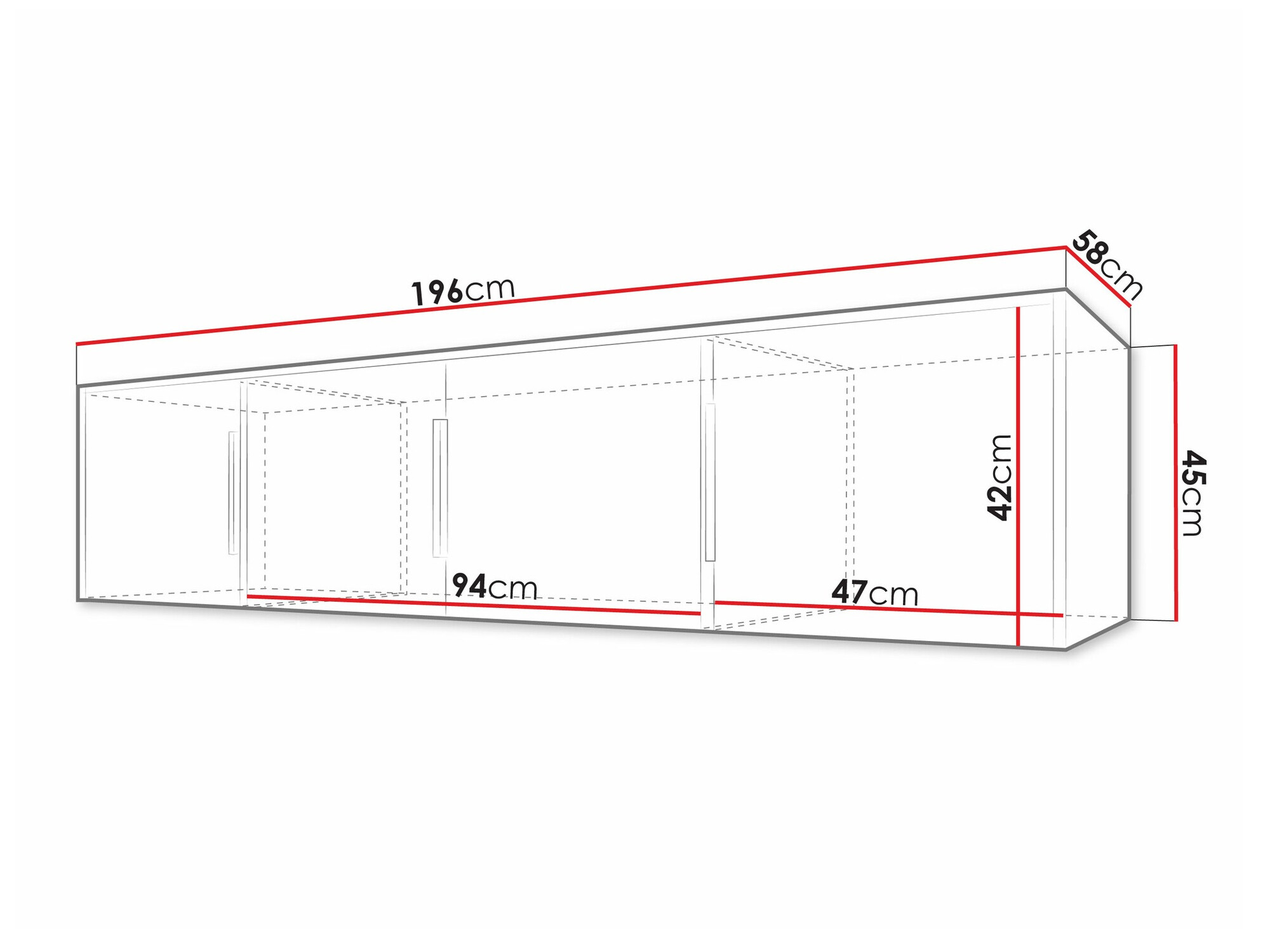 Ormarić Enolevo 107 (Belo + Hrast Votan)