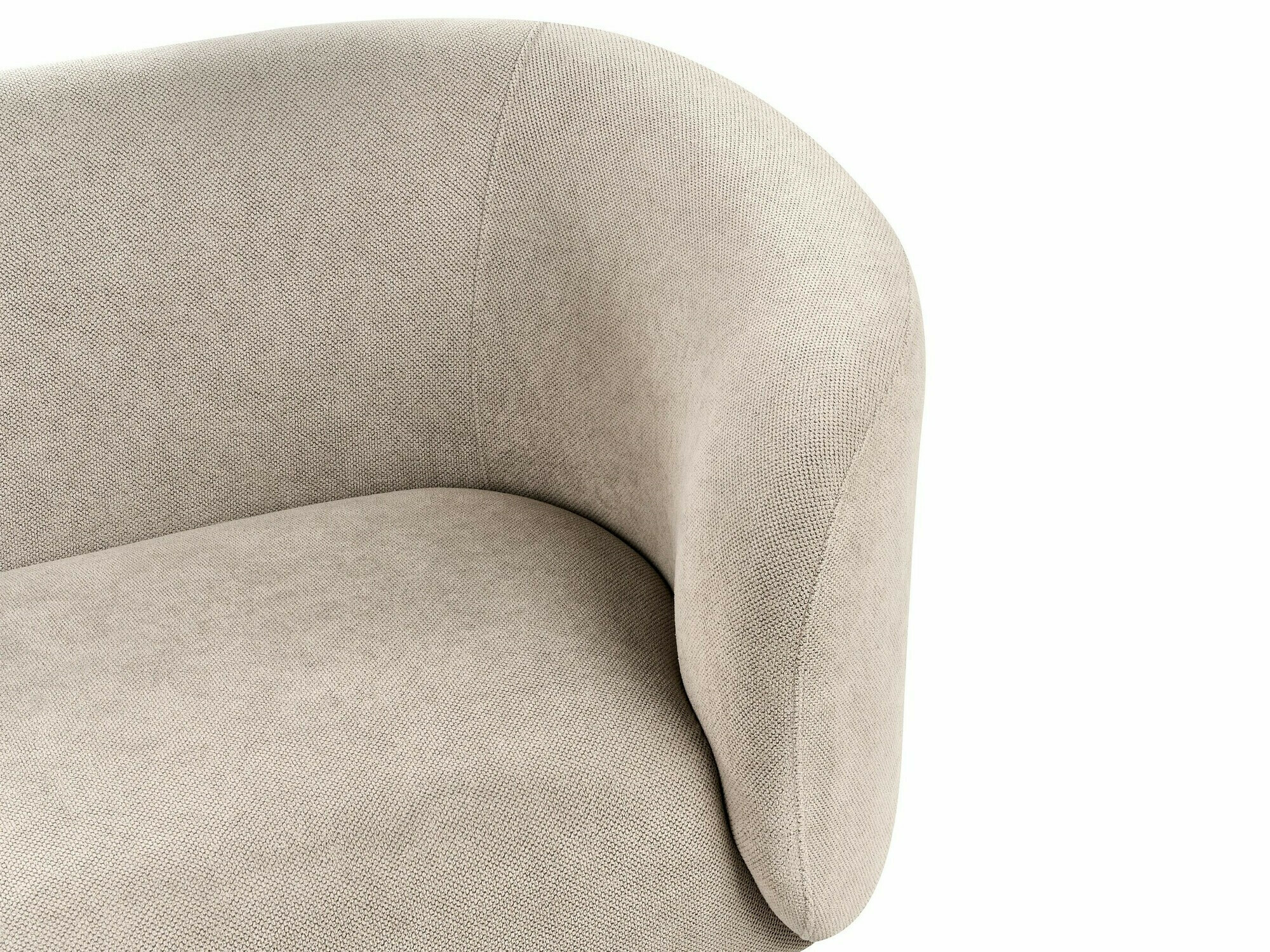 Set tapaciranog nameštaja Berwyn 2049 (Taupe + Crno)
