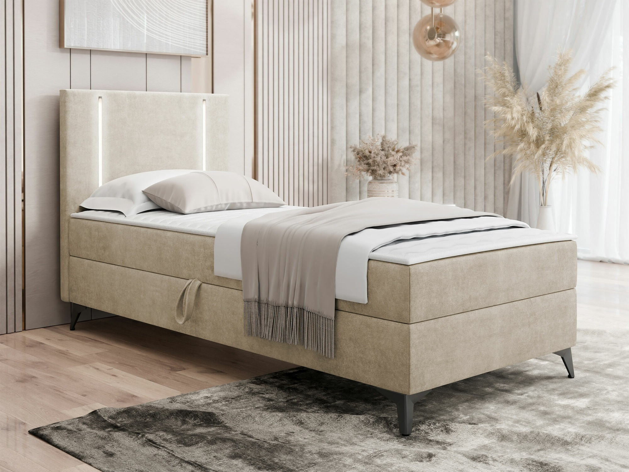 Boxspring krevet Memphis 146 (Manila 02)