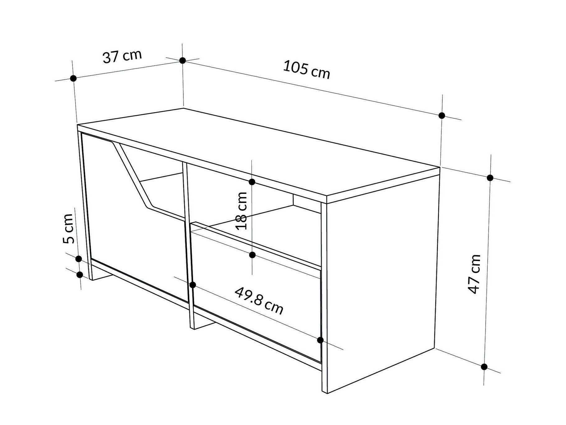 Cipelarnik Asheboro 111 (Belo + Sivo)