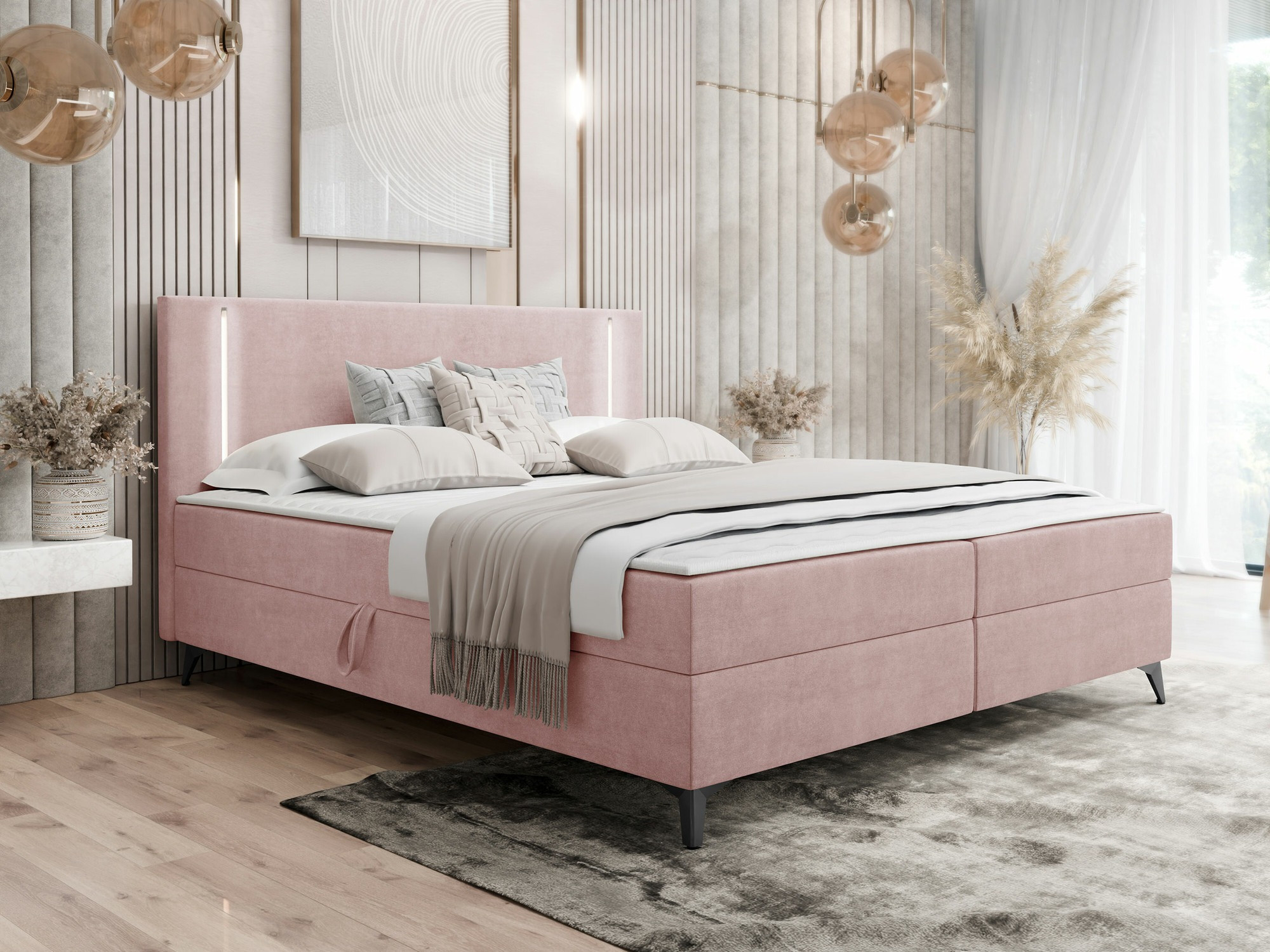 Boxspring krevet Memphis 147 (Manila 09)