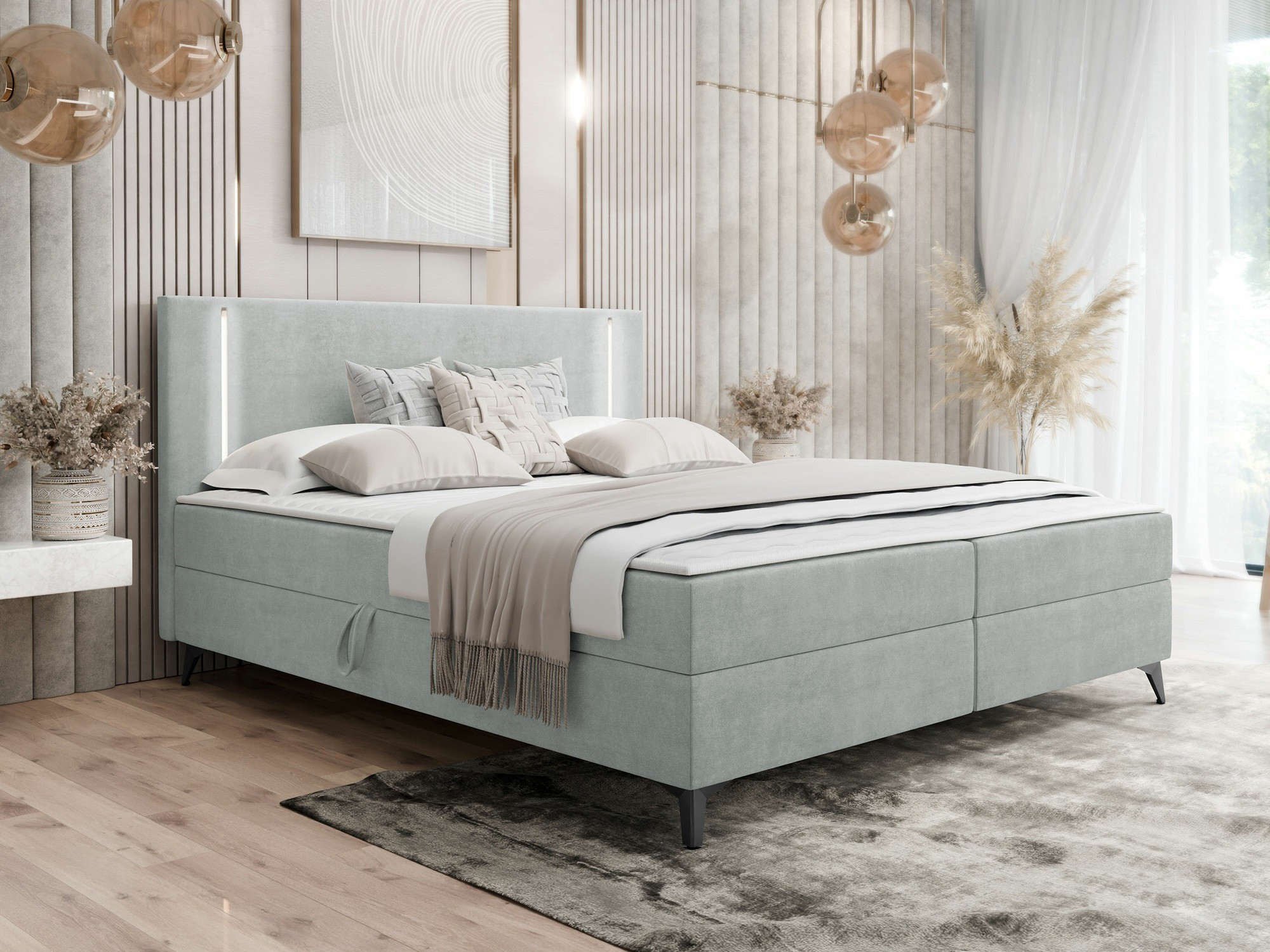 Boxspring krevet Memphis 147 (Manila 14)