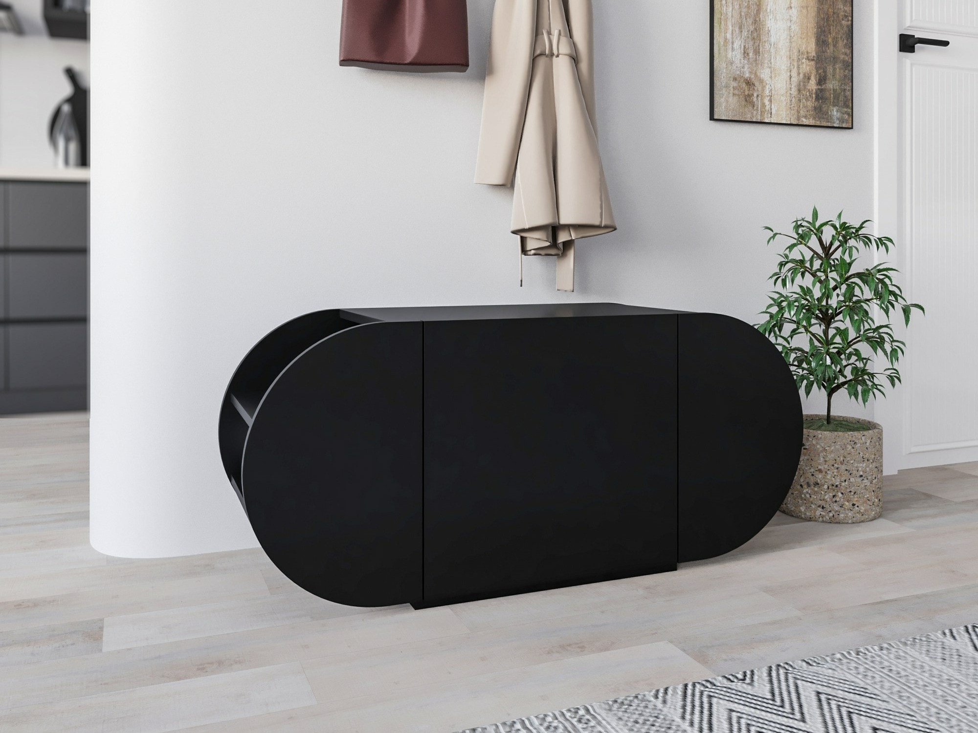 Cipelarnik Kailua 2145 (Crno)
