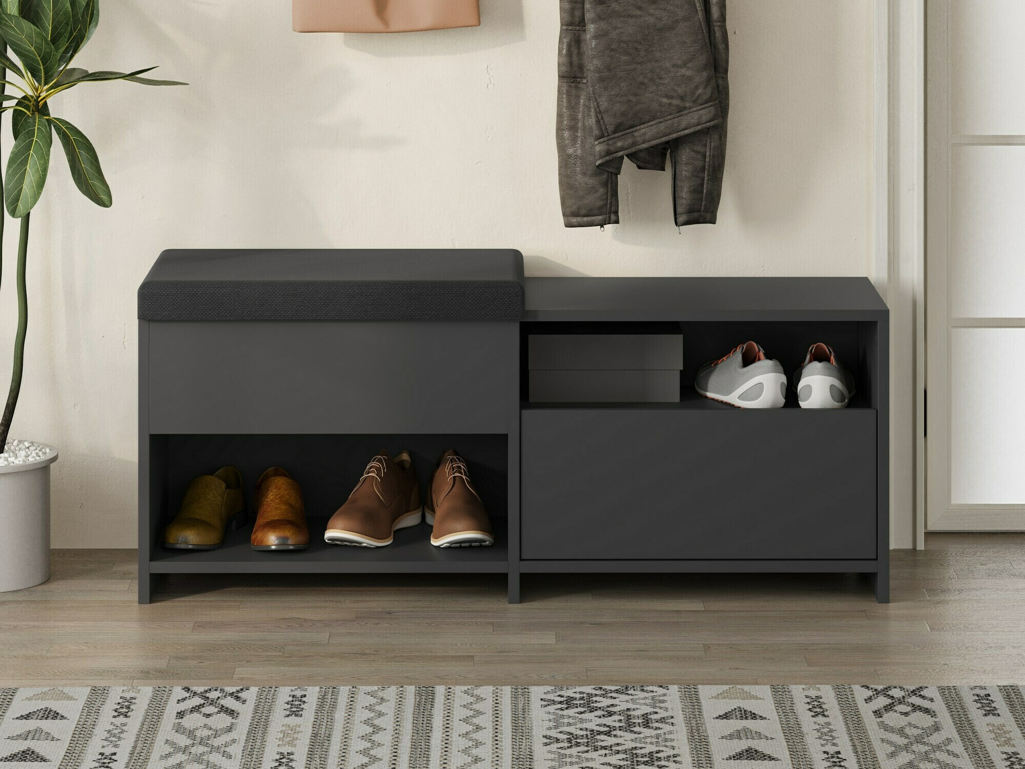 Cipelarnik Kailua 2146 (Antracit)