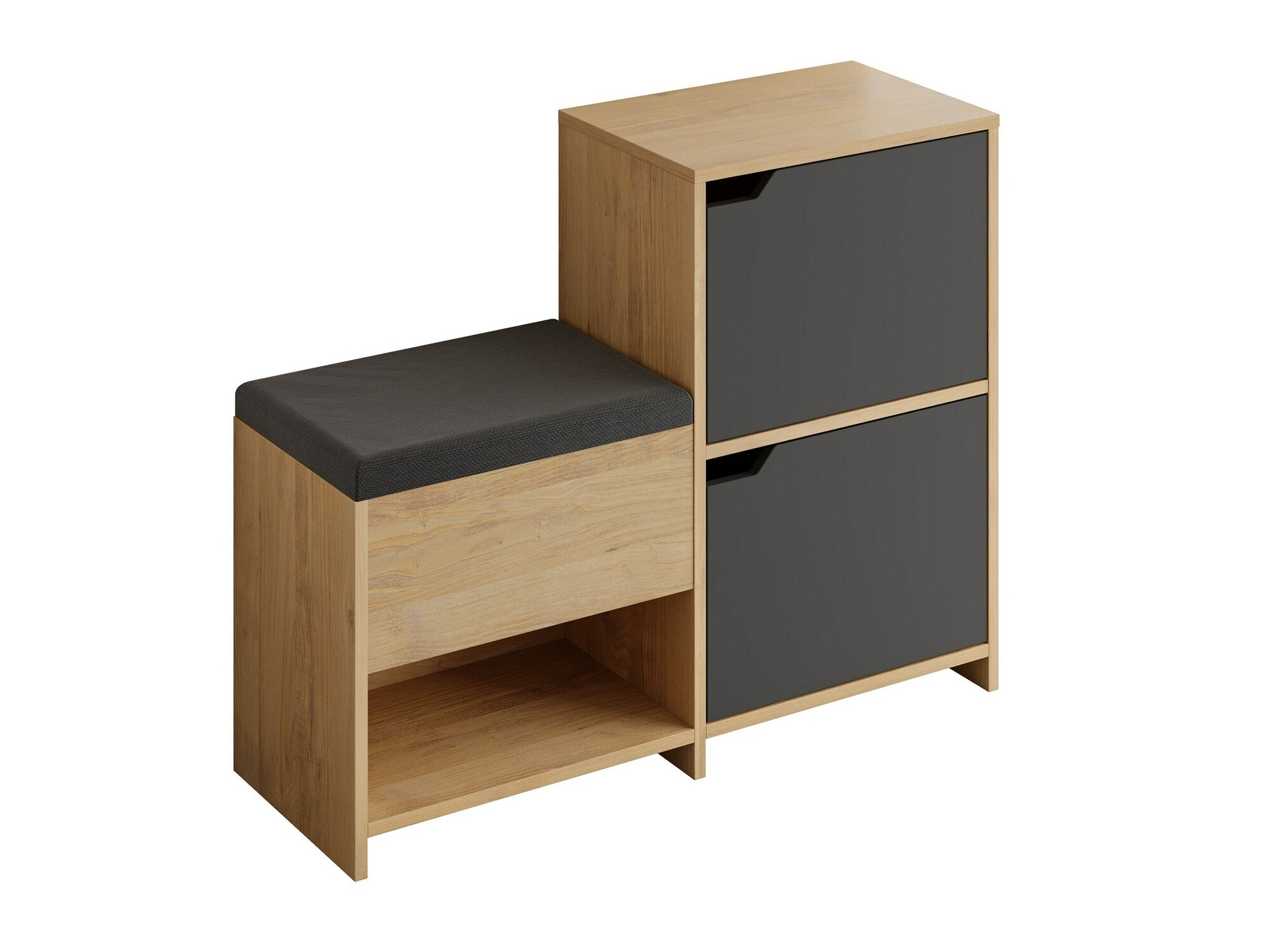 Cipelarnik Kailua 2150 (Antracit + Hrast)