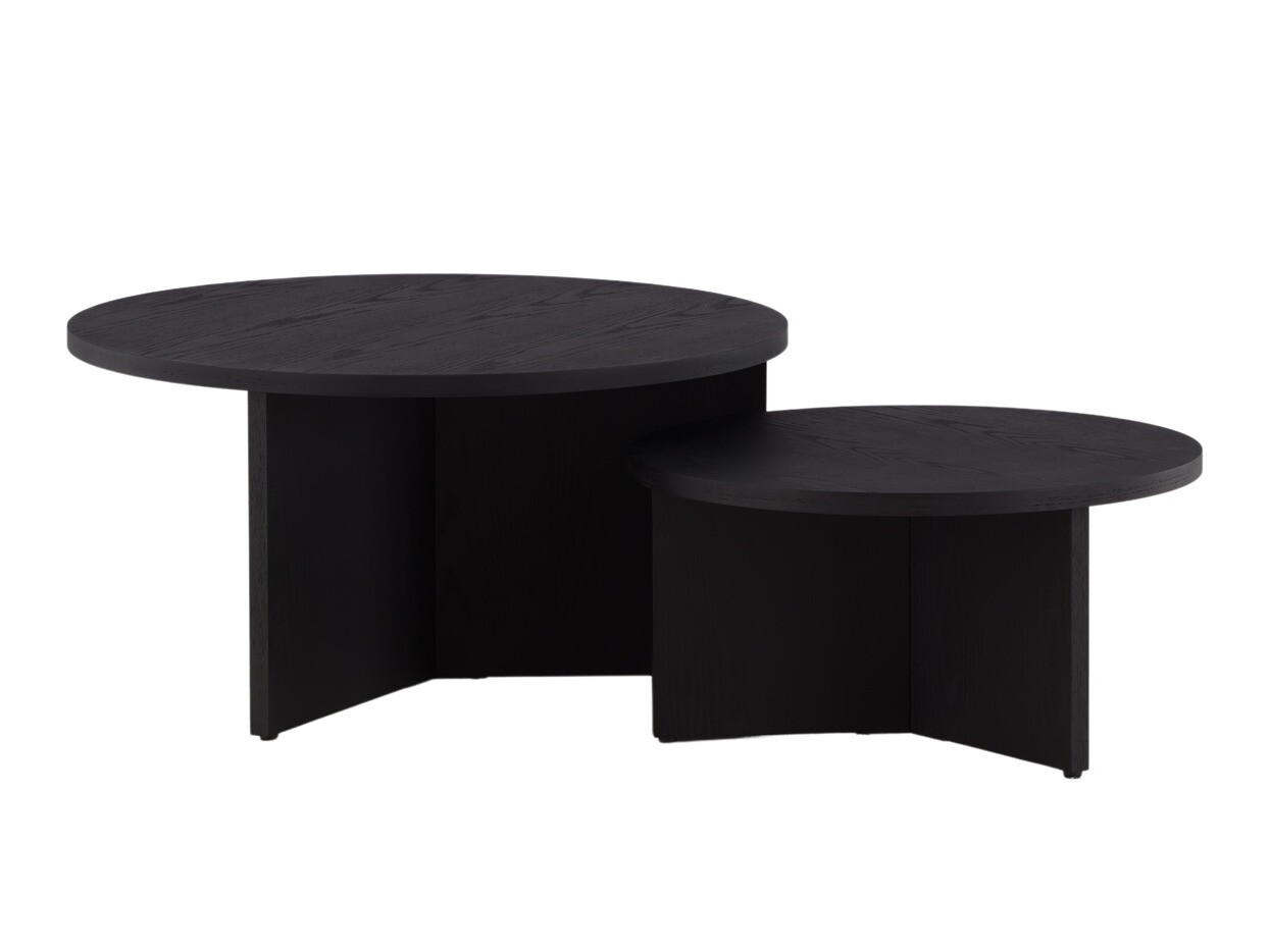 Set stočića za kafu Dallas 4475 (Crno)