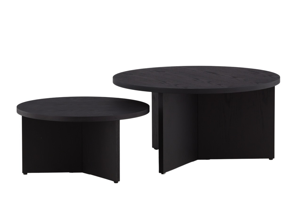 Set stočića za kafu Dallas 4475 (Crno)