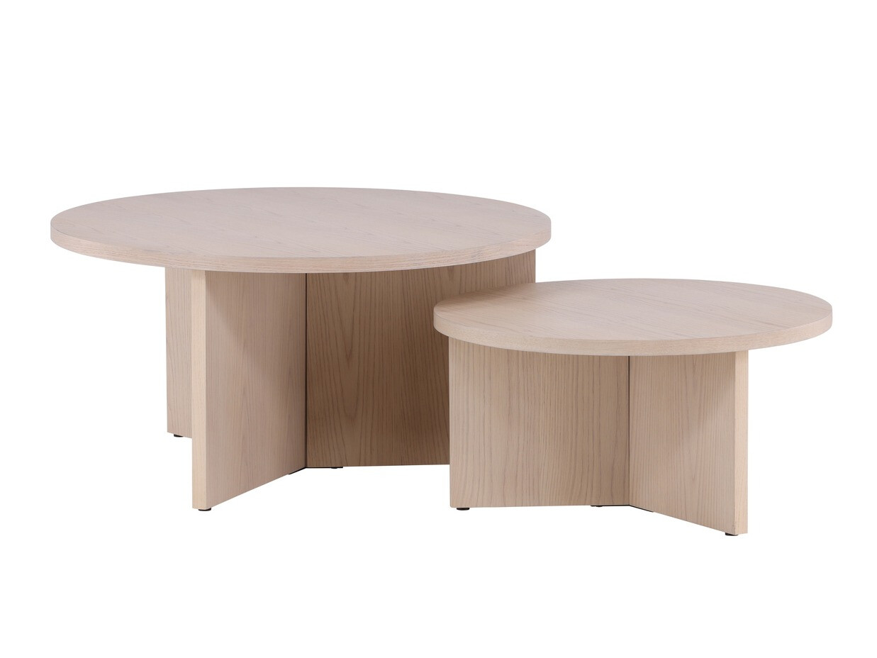 Set stočića za kafu Dallas 4475 (Svetlo drvo)