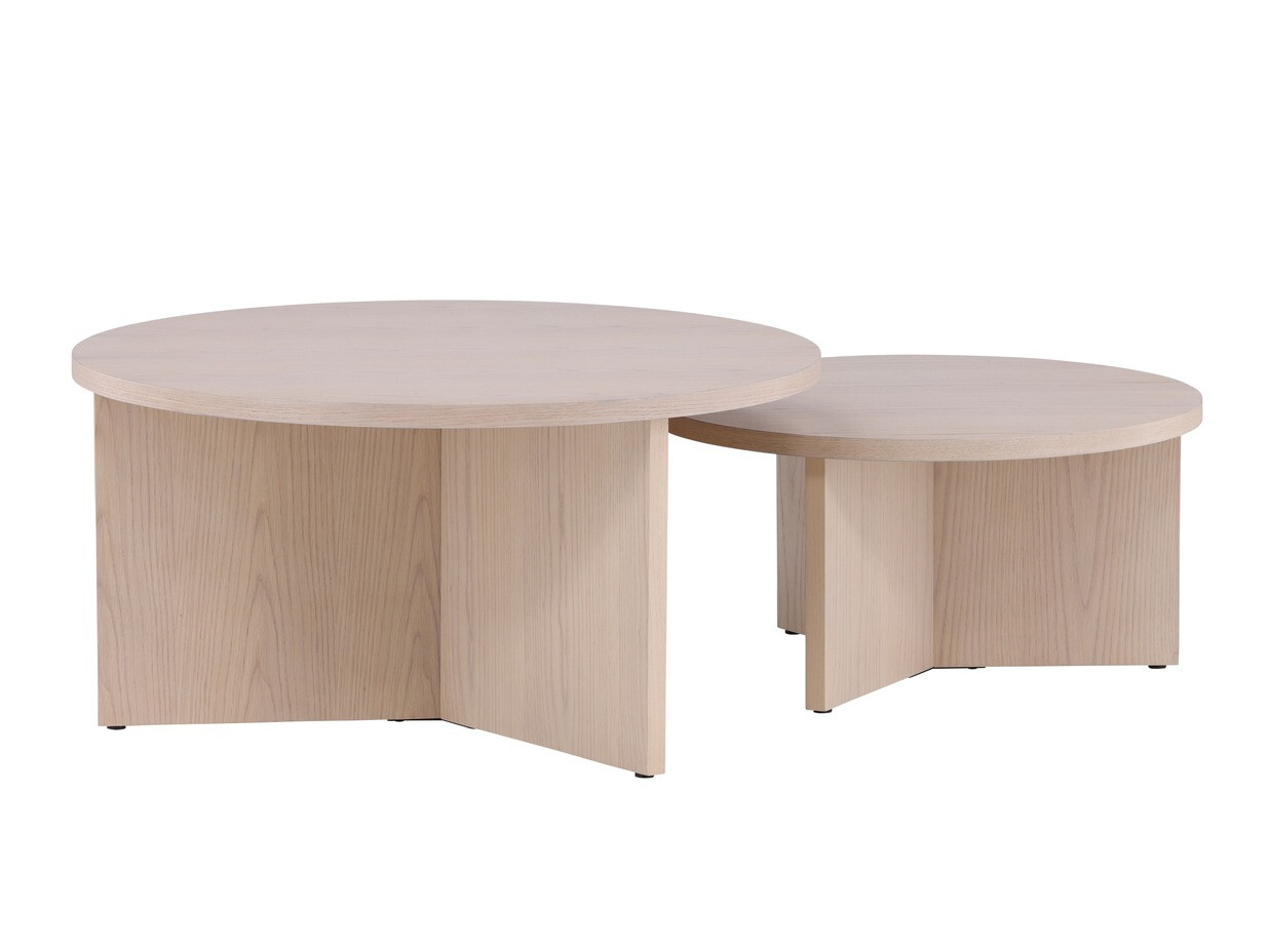Set stočića za kafu Dallas 4475 (Svetlo drvo)