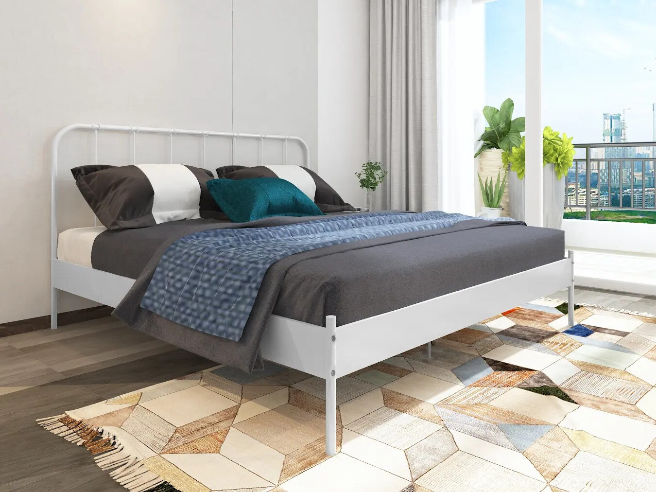 Krevet Denton 1265 (Belo)