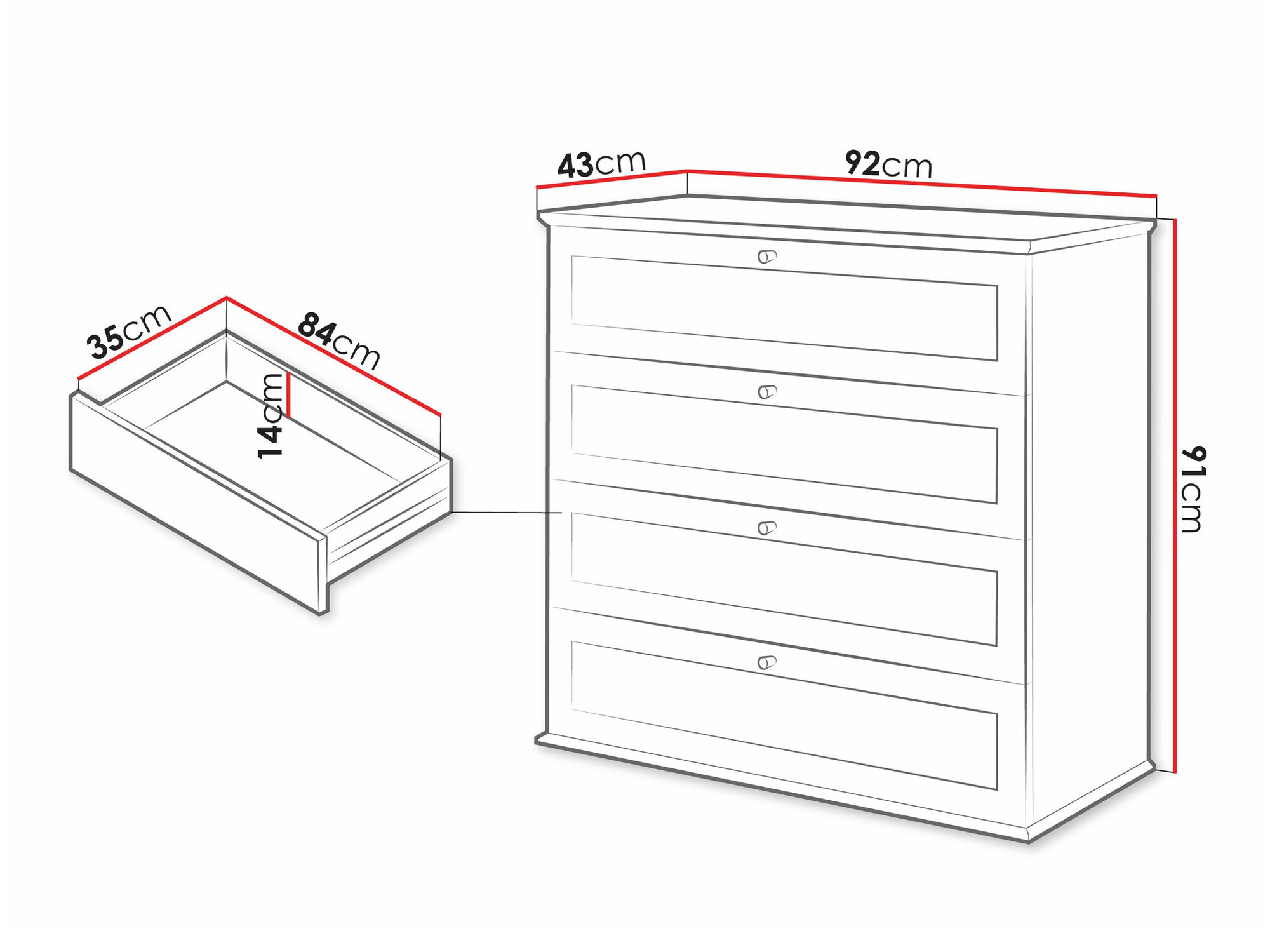 Komoda Comfivo Ruvlare 101