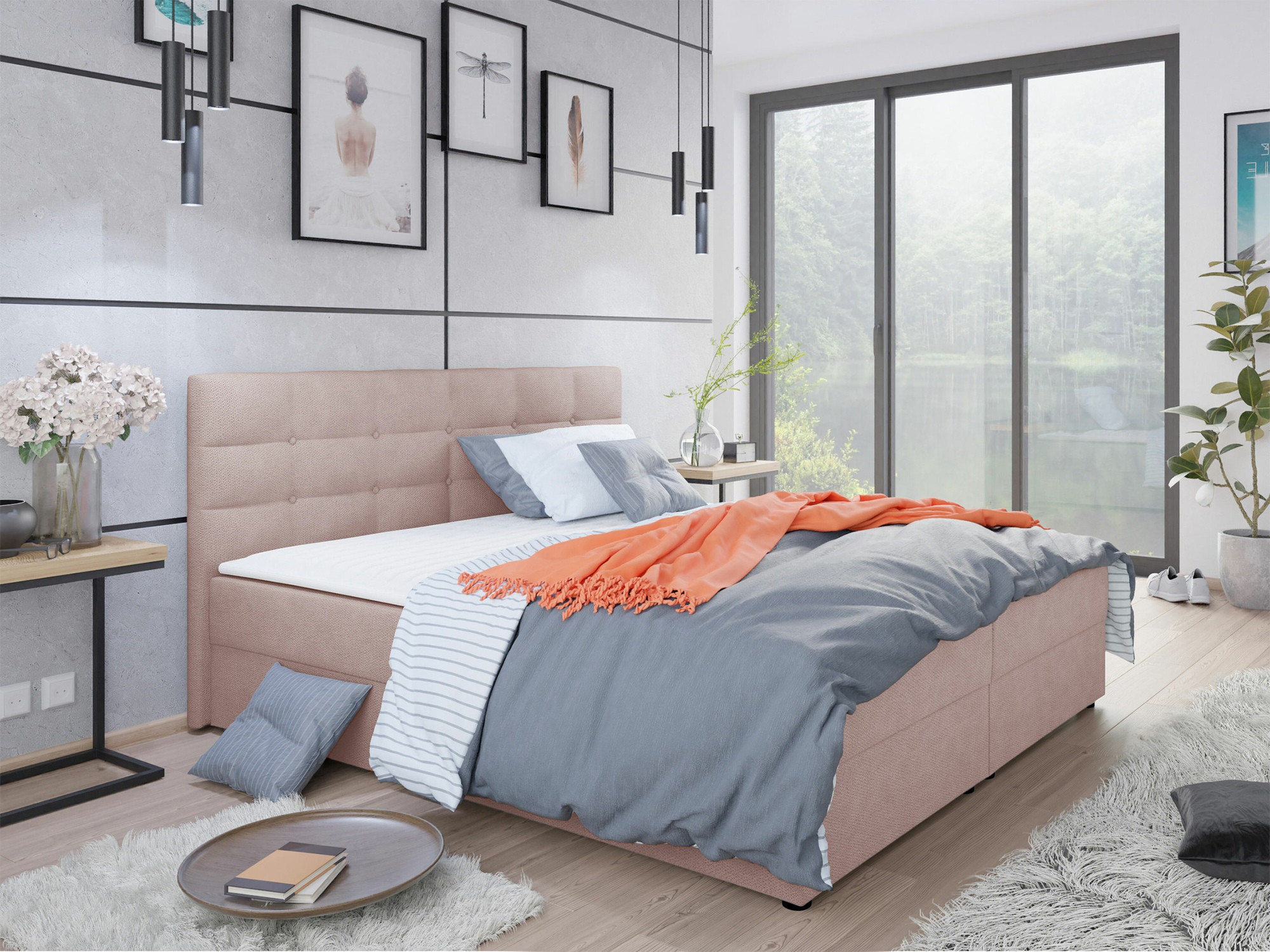 Boxspring krevet Memphis 114 (Rico 19)
