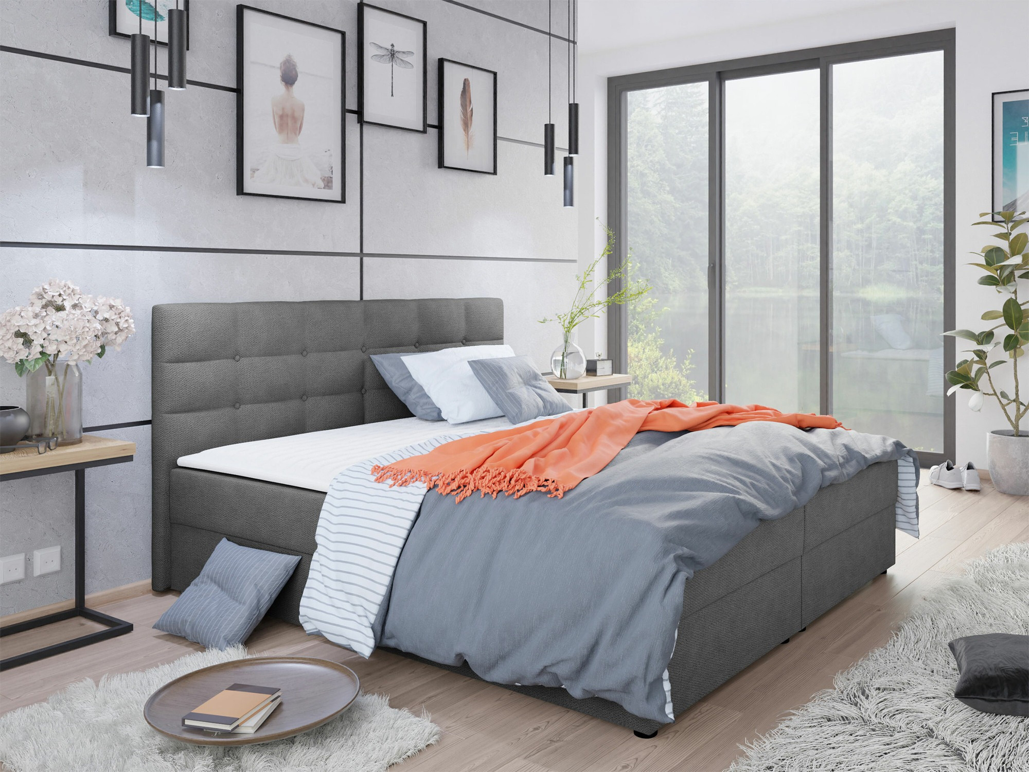 Boxspring krevet Memphis 114 (Rico 23)