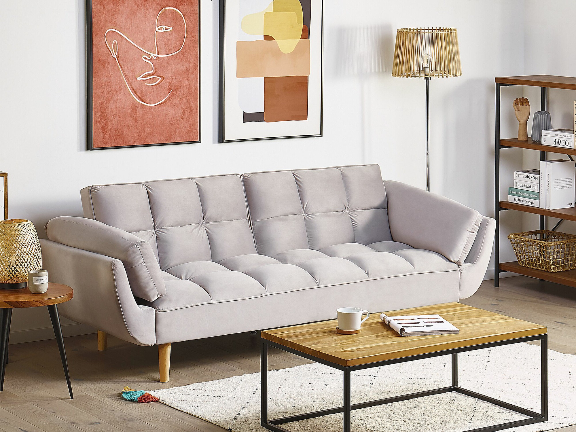 Sofa na razvlačenje Berwyn 2077 (Sivo)