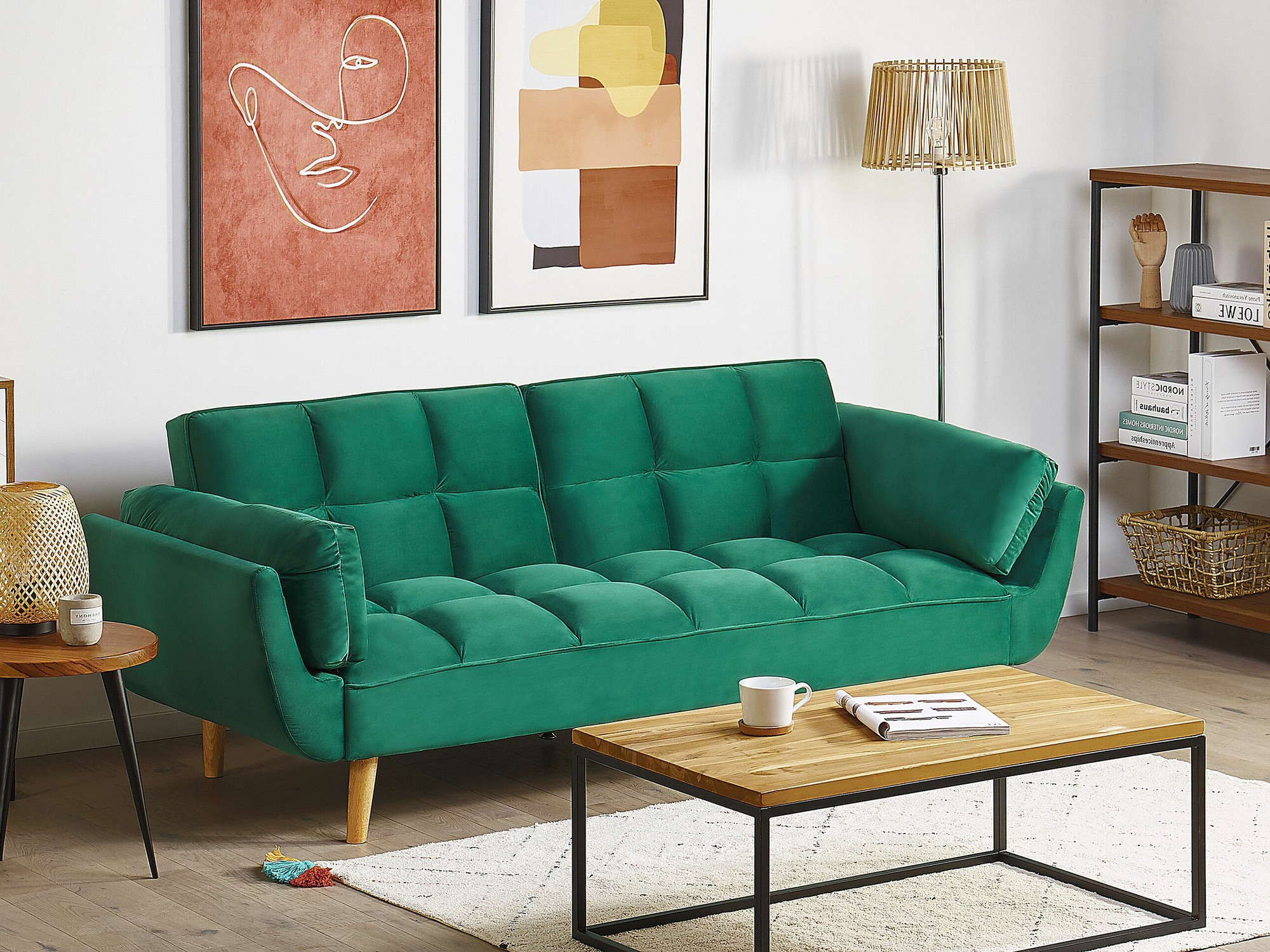 Sofa na razvlačenje Berwyn 2077 (Zelena)
