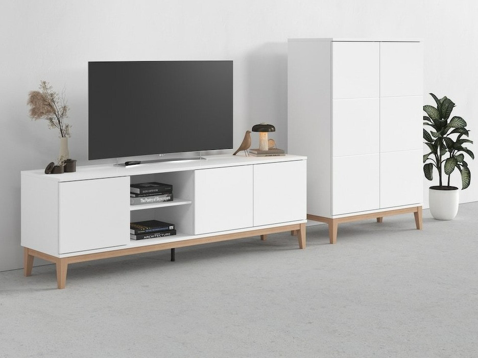 Set za dnevnu sobu Felmelo 103 (Belo)