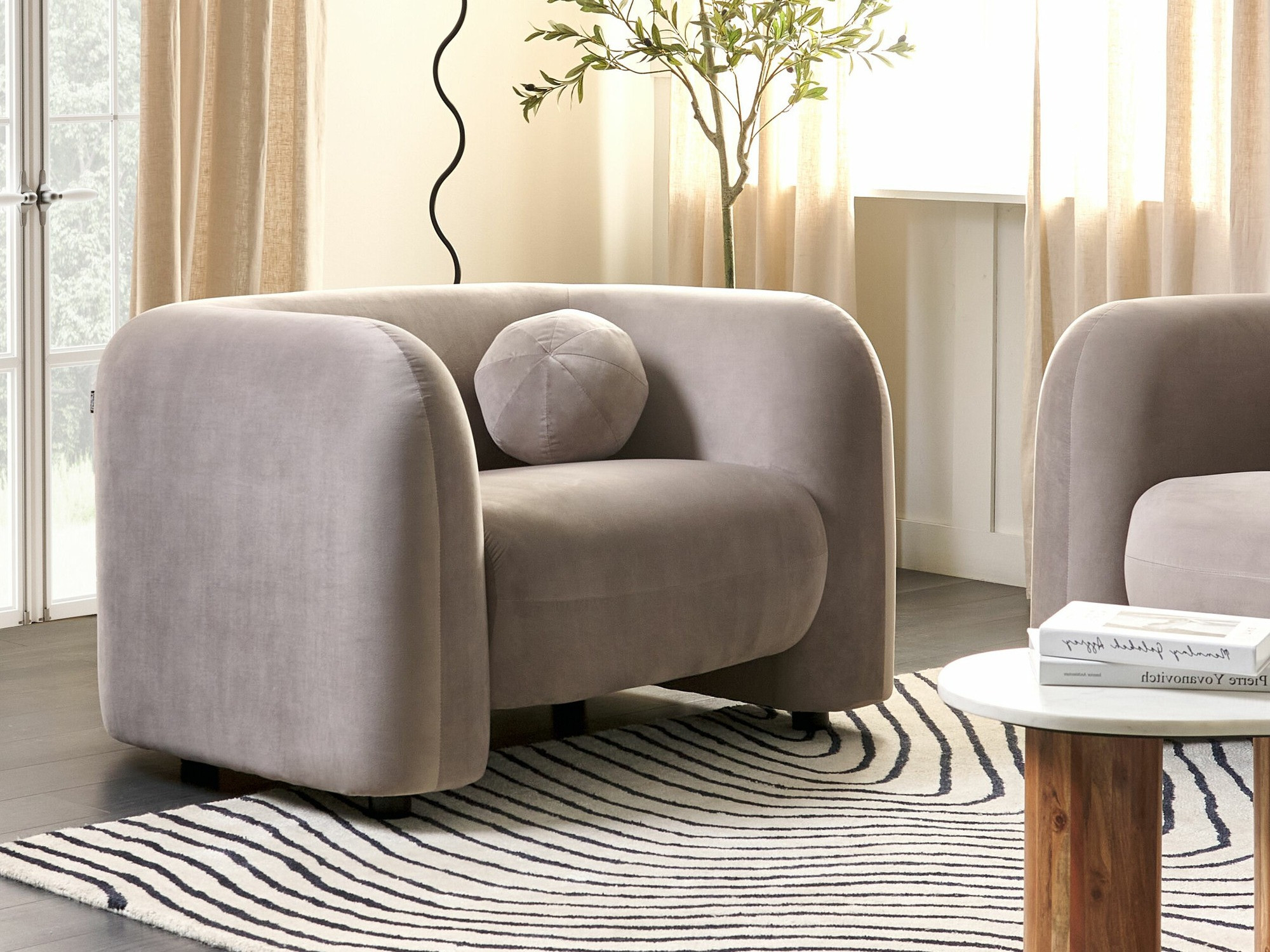 Fotelja Veselme 100 (Taupe)