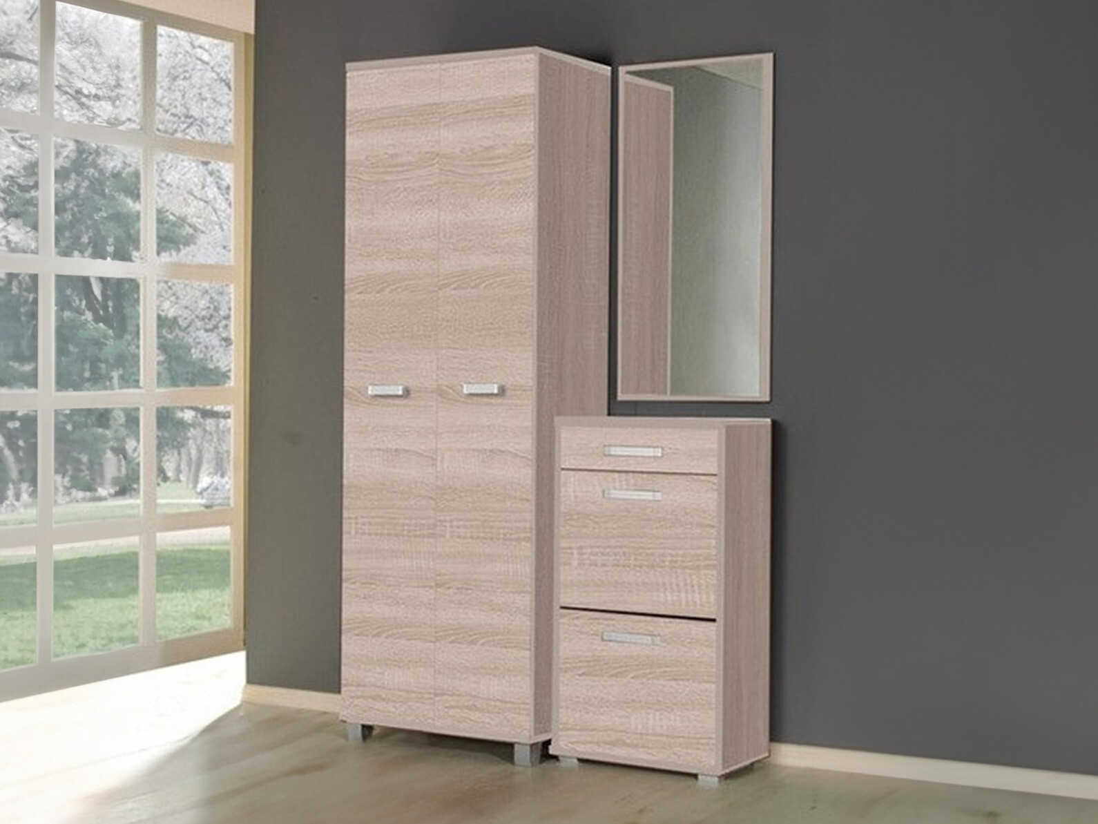 Set za hodnik Cirevau 141 (Sonoma hrast)