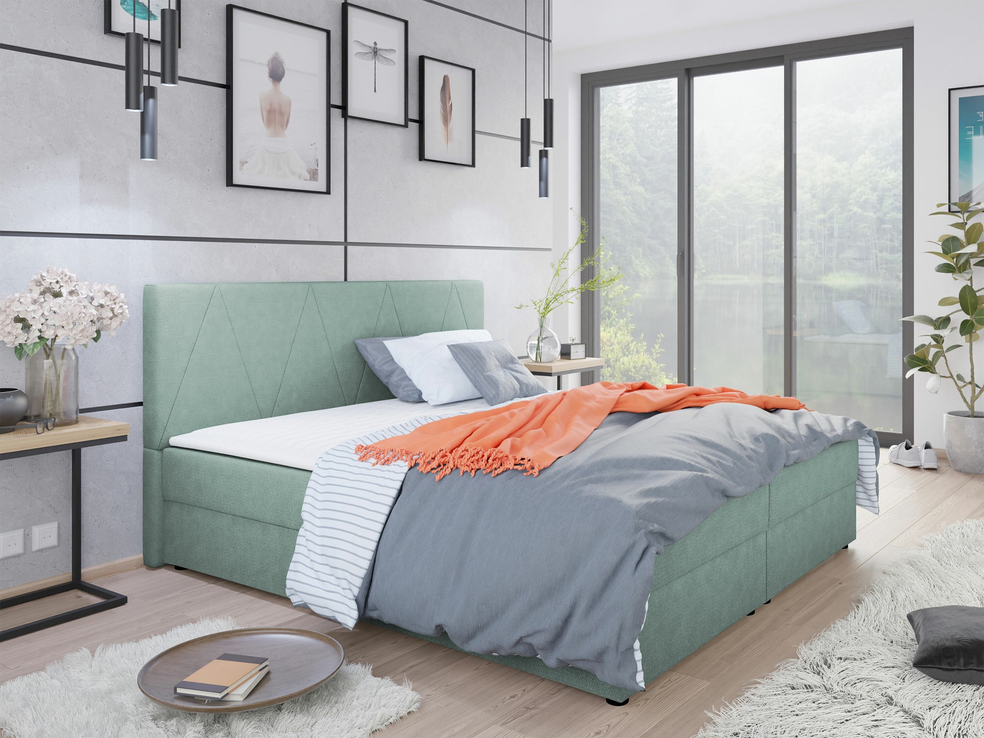 Boxspring krevet Memphis 116 (Rico 18)