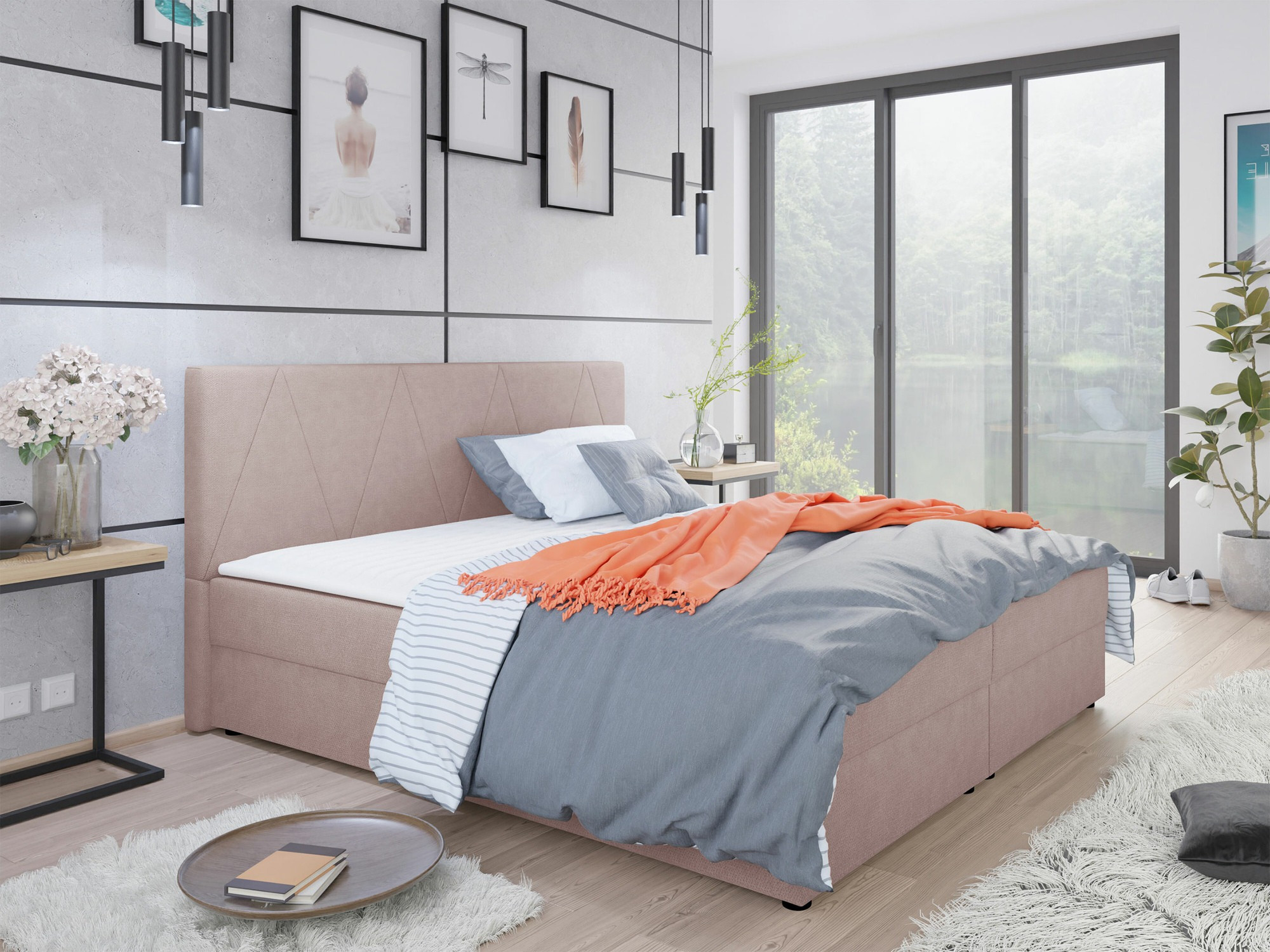 Boxspring krevet Memphis 116 (Rico 19)