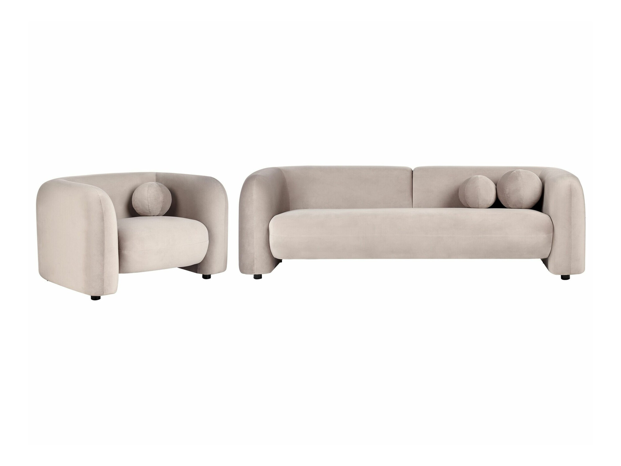 Set tapaciranog nameštaja Veselme 104 (Taupe)