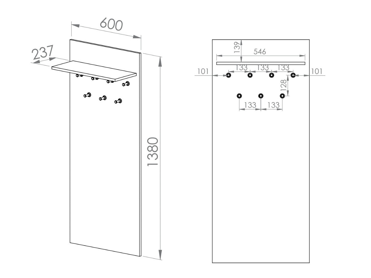 Čiviluk Revcire 105