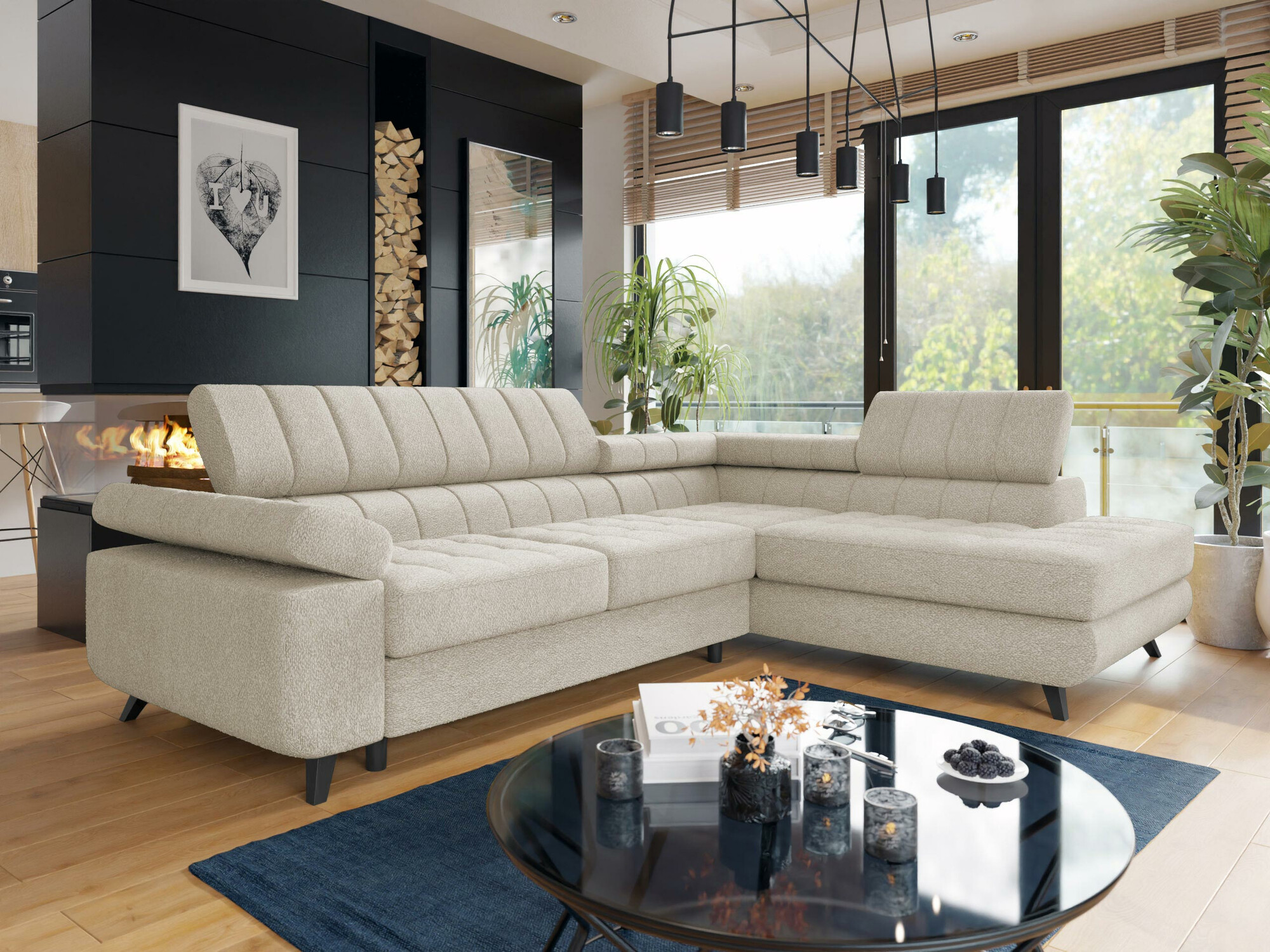 Ugaona sofa Comfivo 207 (Baloo 2074)