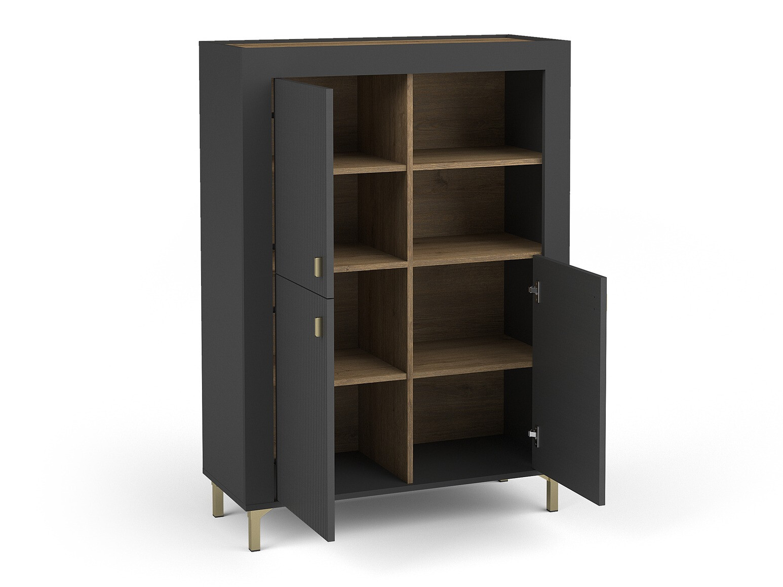 Polica Mormavu 105 (Mat crna)