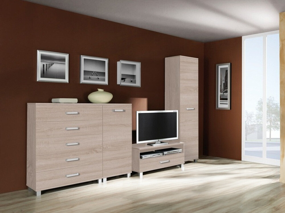 Set za dnevnu sobu Cirevau 145 (Sonoma hrast)