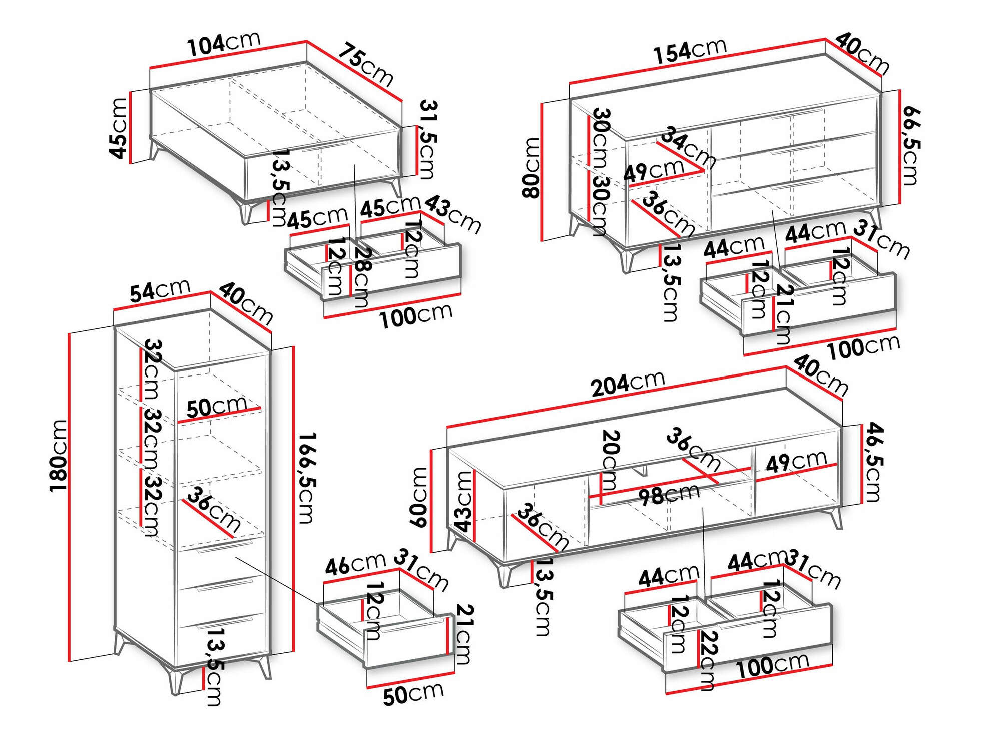 Set za dnevnu sobu Comfivo Camlue 107