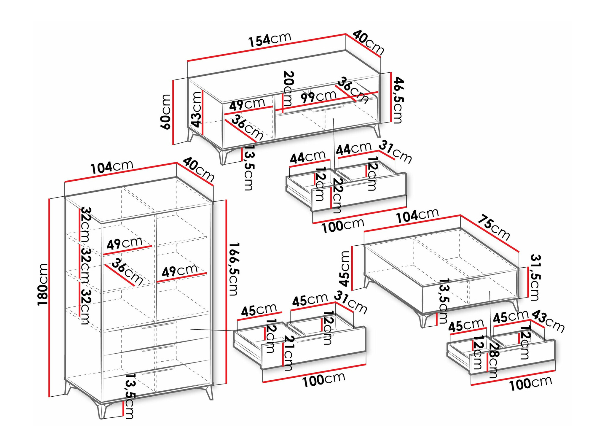 Set za dnevnu sobu Comfivo Camlue 108