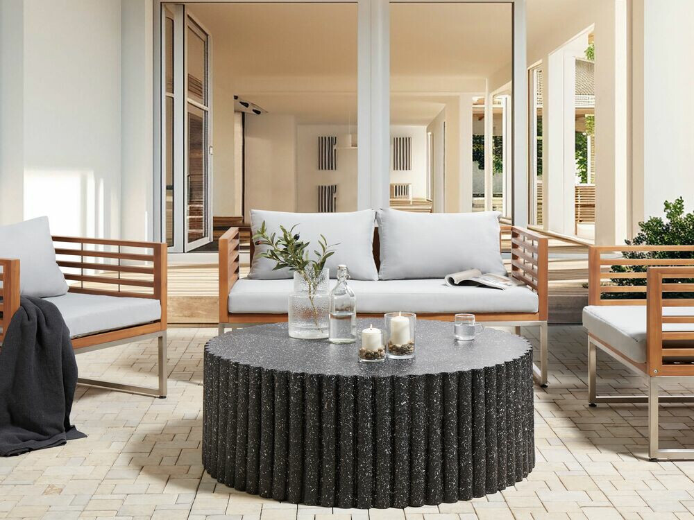 Stočić za kafu Berwyn 2131 (Crno + Terazzo)