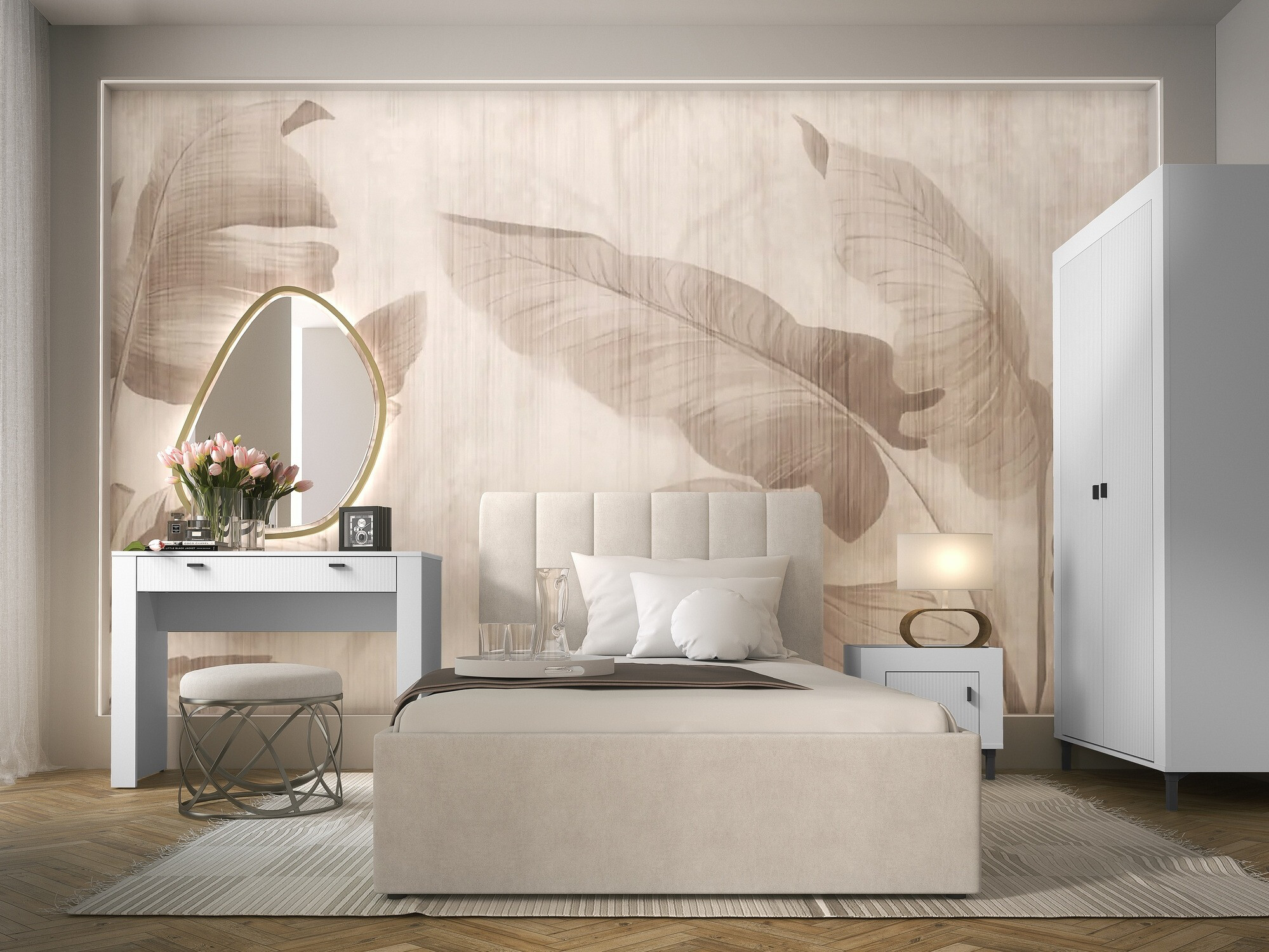 Toaletni sto Mormavu 108 (Mat belo)