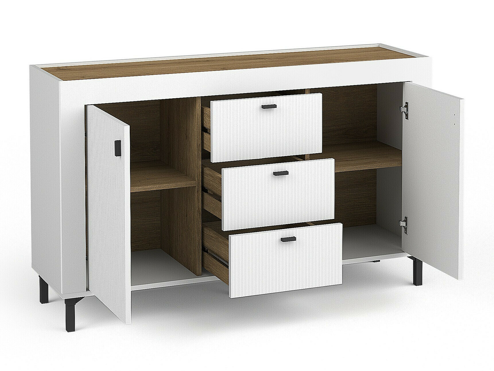 Set za dnevnu sobu Mormavu 114 (Mat belo)