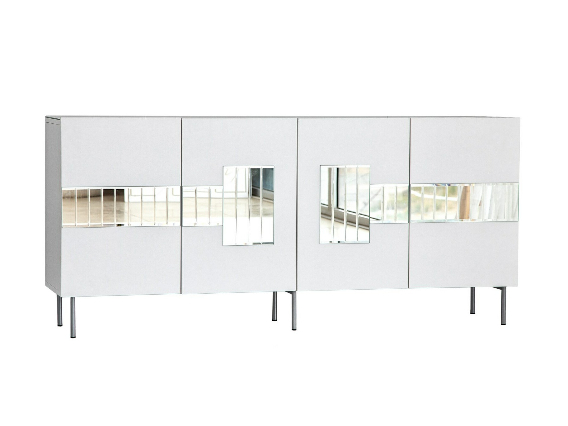 Ormarić Kailua 2202 (Belo + Srebrna)