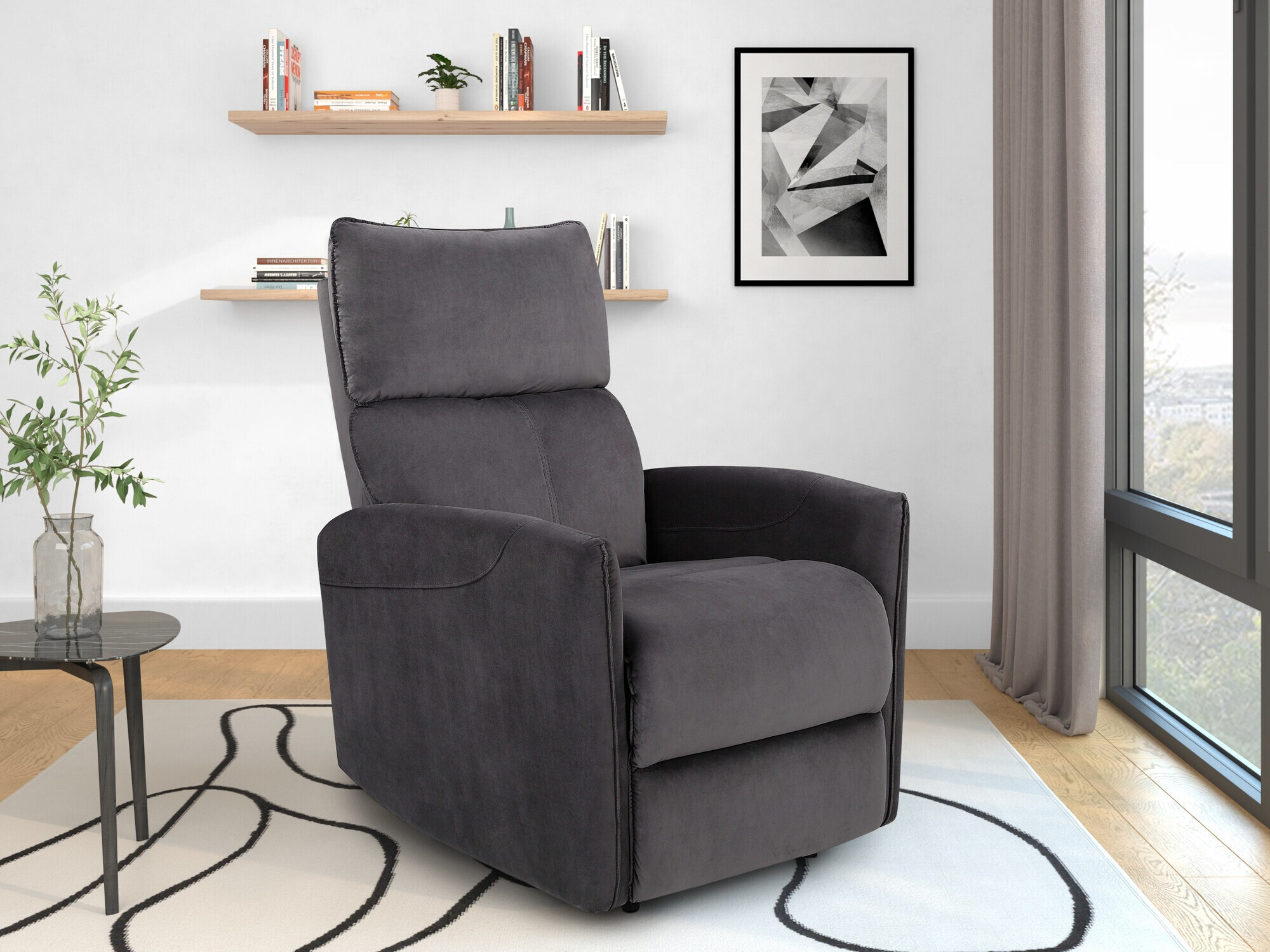 Relaks fotelja Denton 1339 (Antracit)