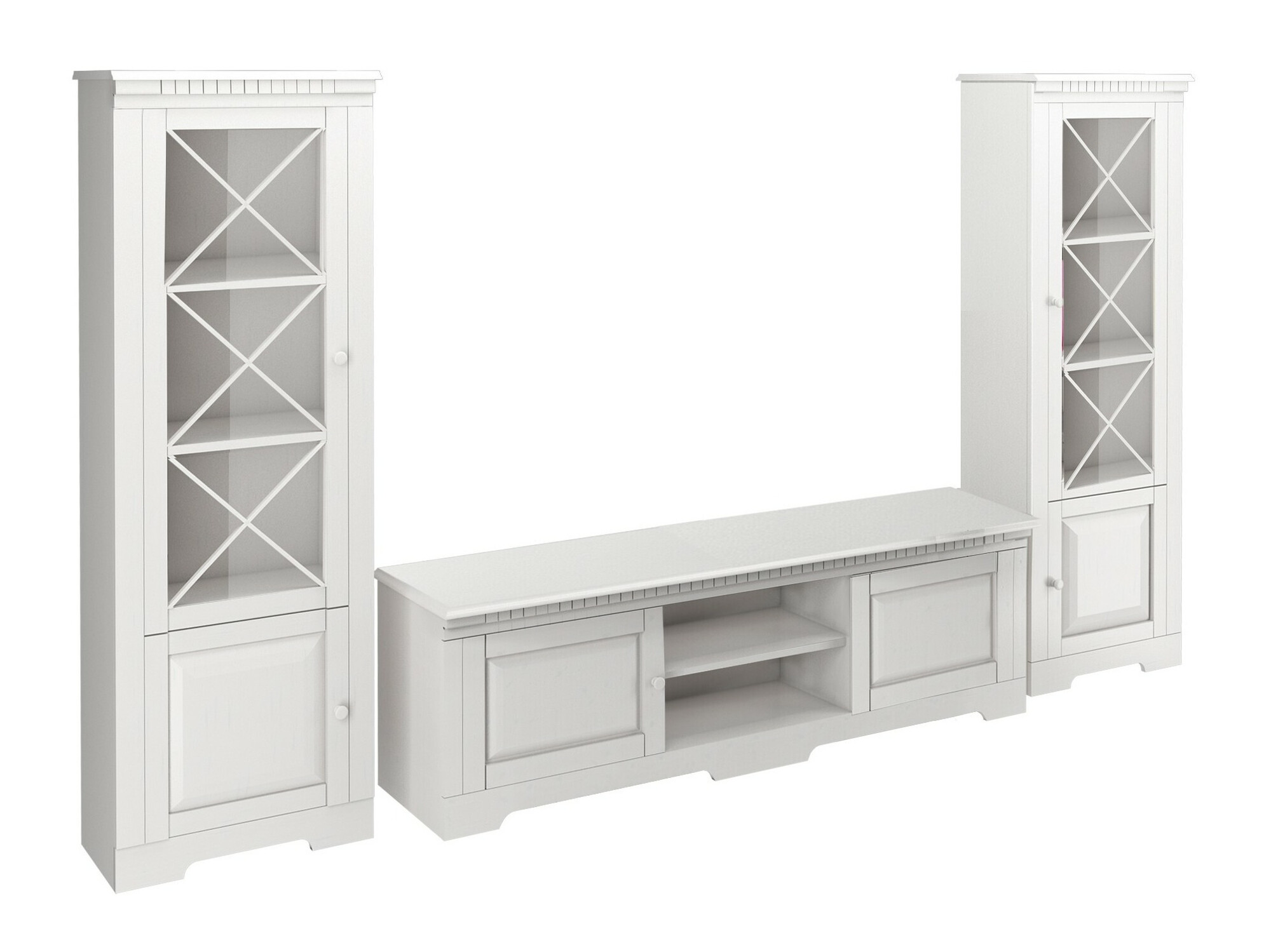 Set za dnevnu sobu Cavfelo 112 (Belo)