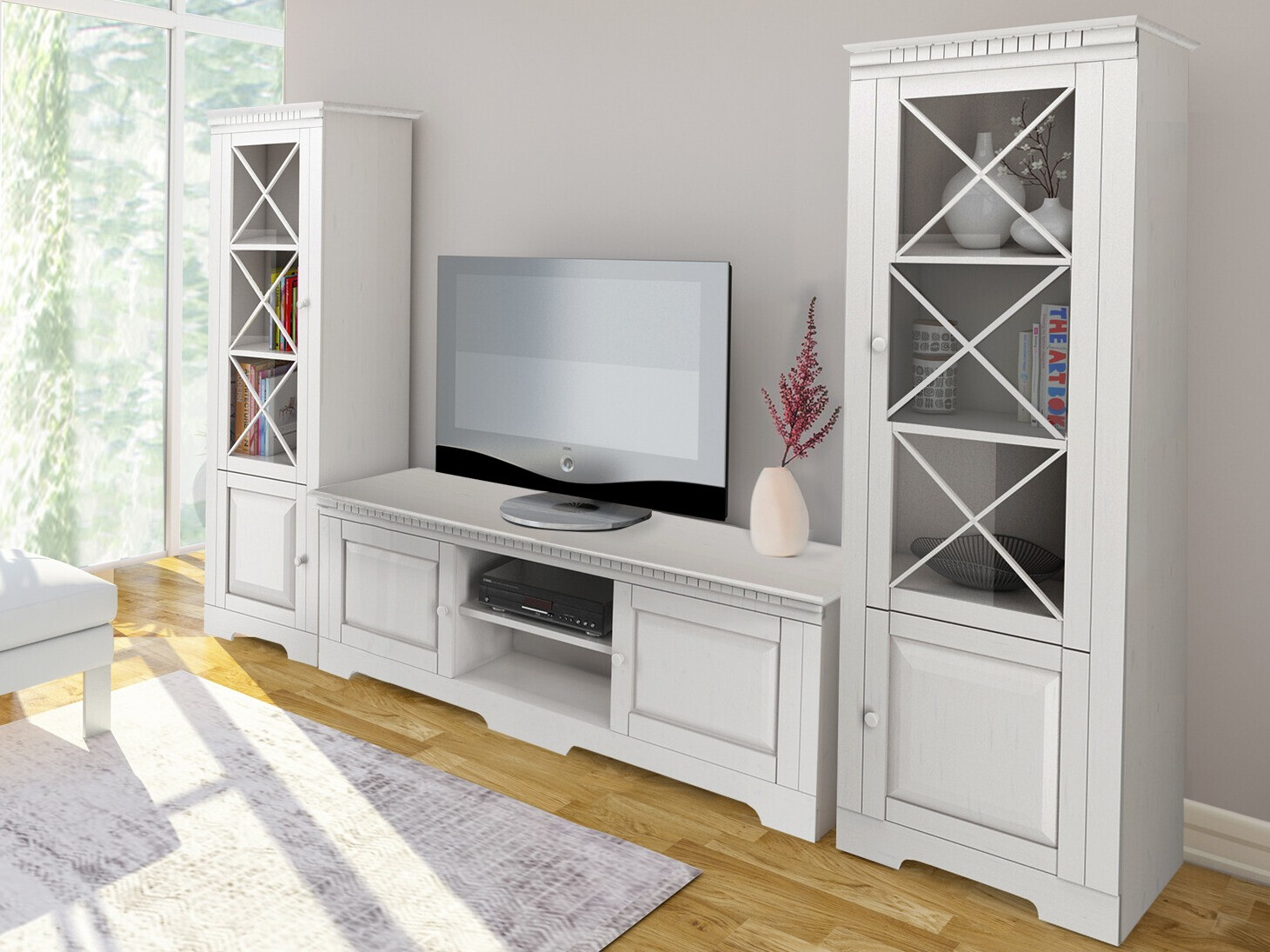 TV komoda Cavfelo 108 (Belo)