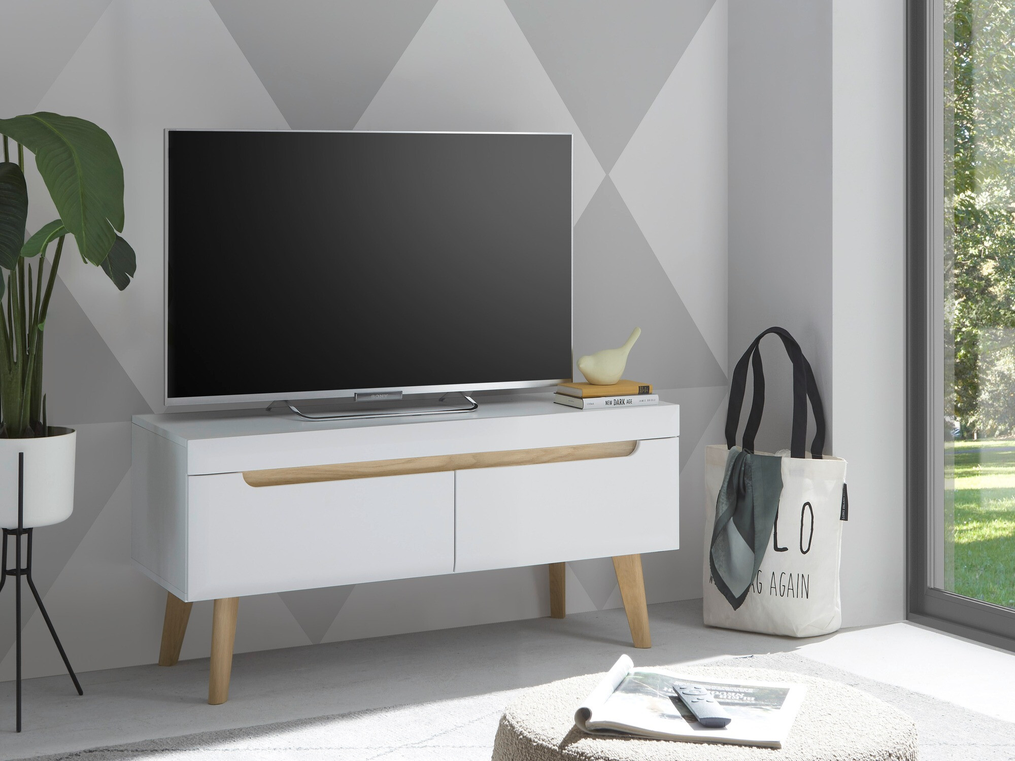 TV komoda Vircava 102 (Belo)