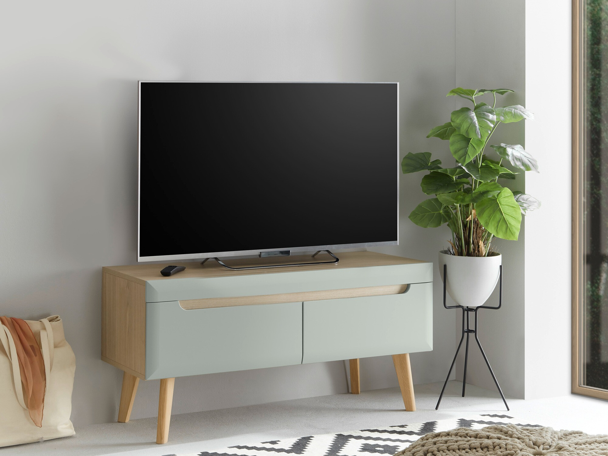 TV komoda Vircava 102 (Svetlo zelena)