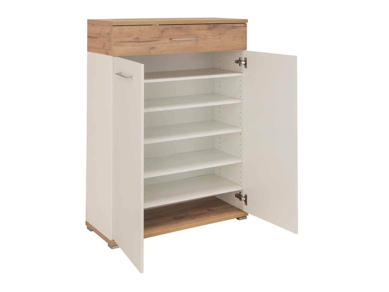 Komoda Nuveno 100 (Belo + Navarra hrast)